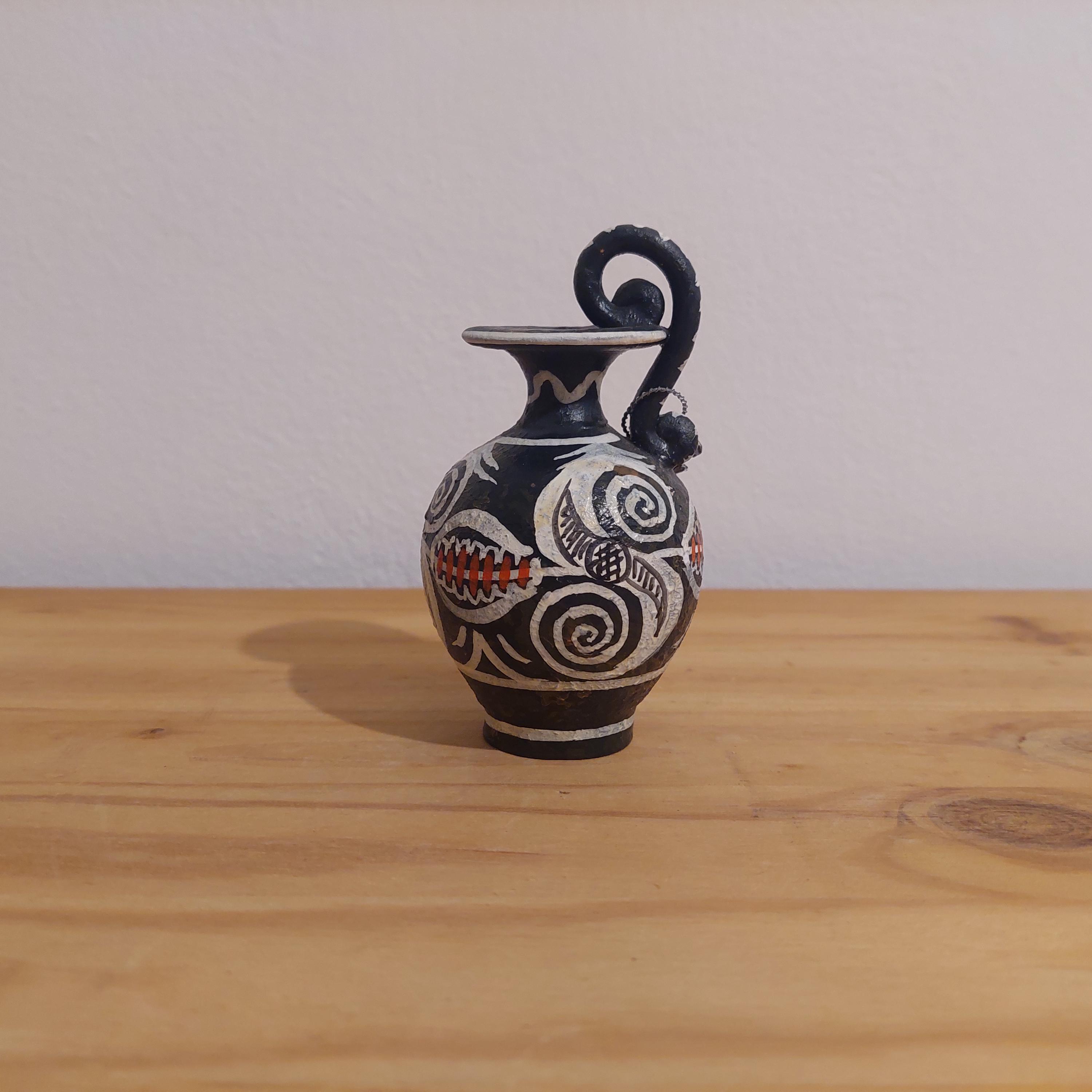 Kamares Miniature Vase | Minoan Pottery | Hand Painted Greek Ceramic | 10cm — additional product image 4 from DadArt
