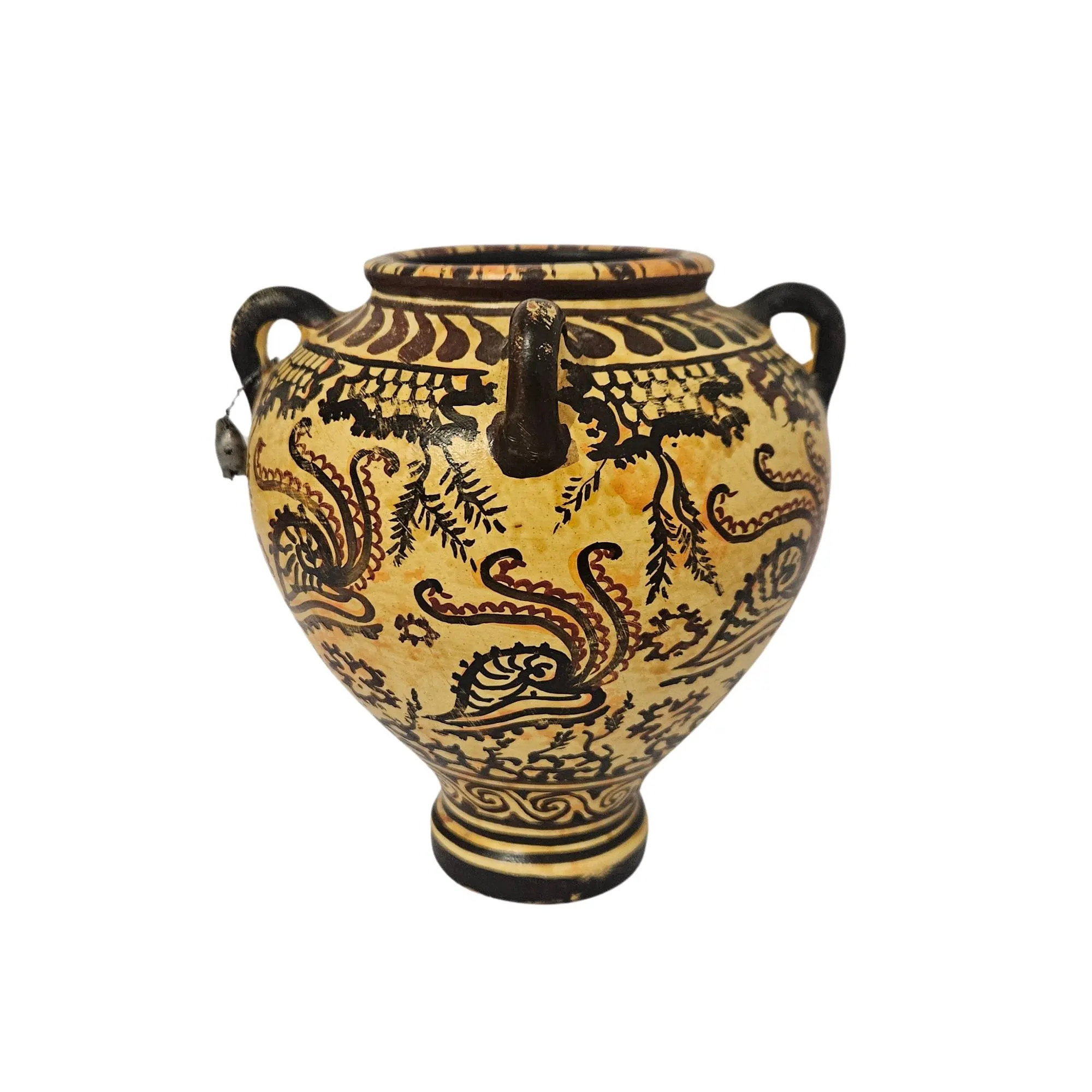 Mycenaean Civilization Ceramic Pithos Vessel With Cuttlefish Amphora Ancient Greece — additional product image 3 from DadArt