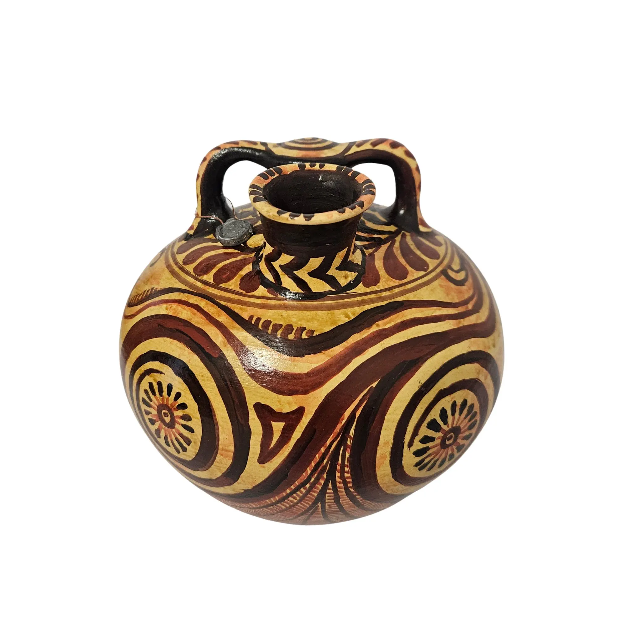 Floral Vessel Amphora Mycenaean Civilization Ceramic Ancient Greece — additional product image 2 from DadArt