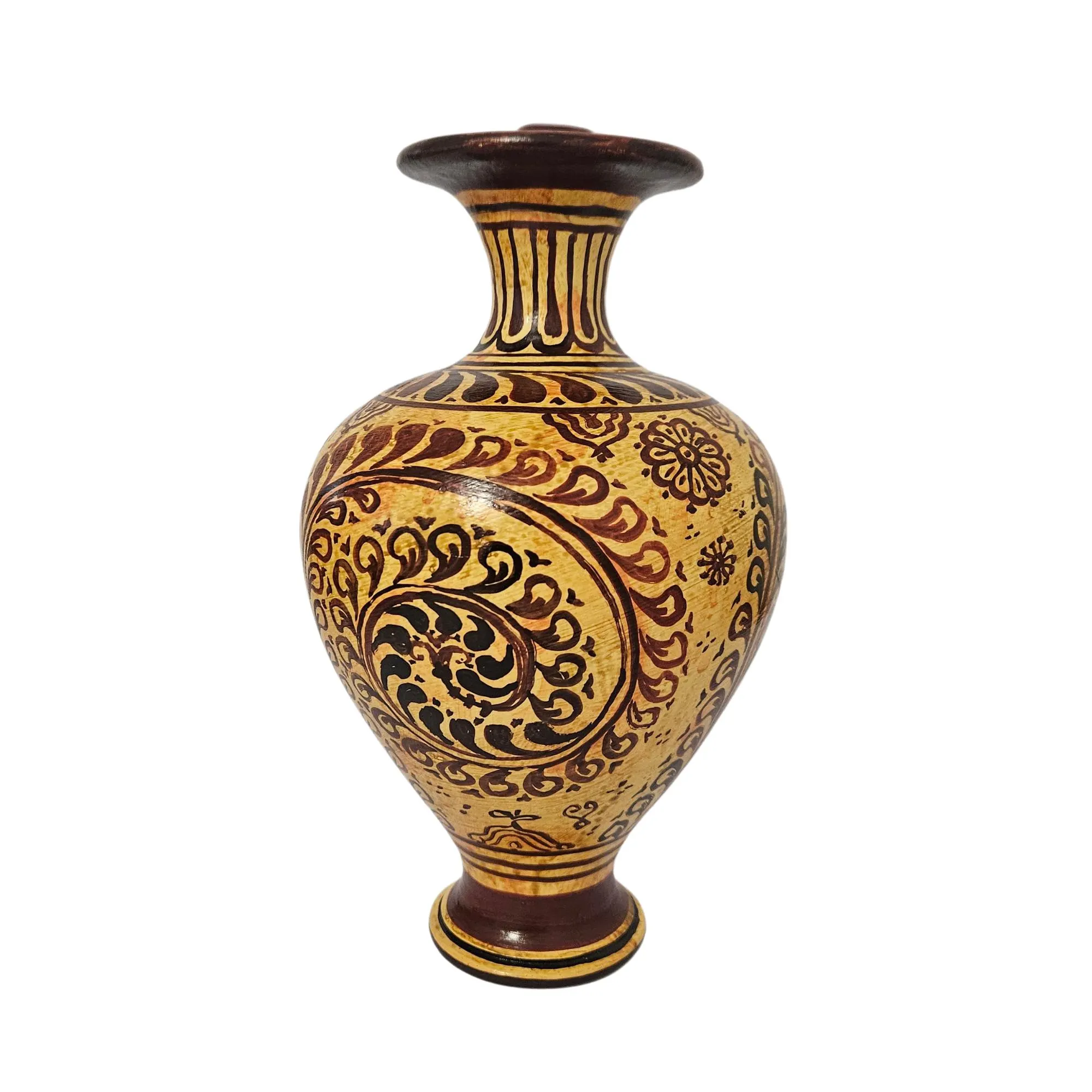 Mycenaean Civilization Ceramic Floral Vessel Amphora Ancient Greece — additional product image 3 from DadArt