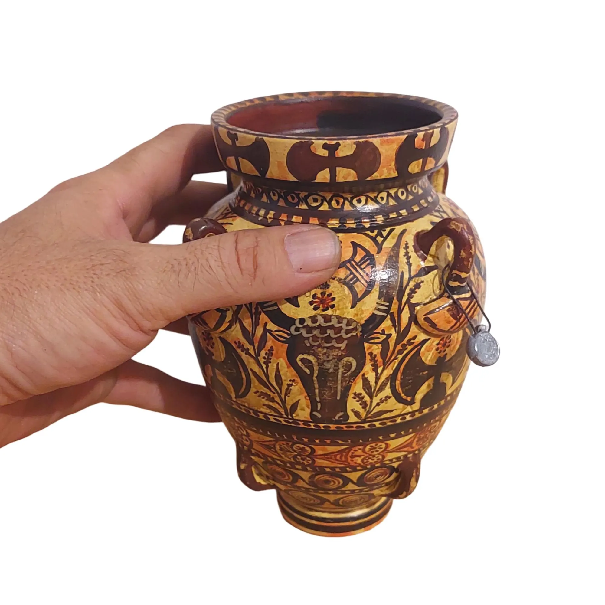 Minoan Bull Head Labrys Amphora Ceramic Vase Ancient Greece — additional product image 6 from DadArt