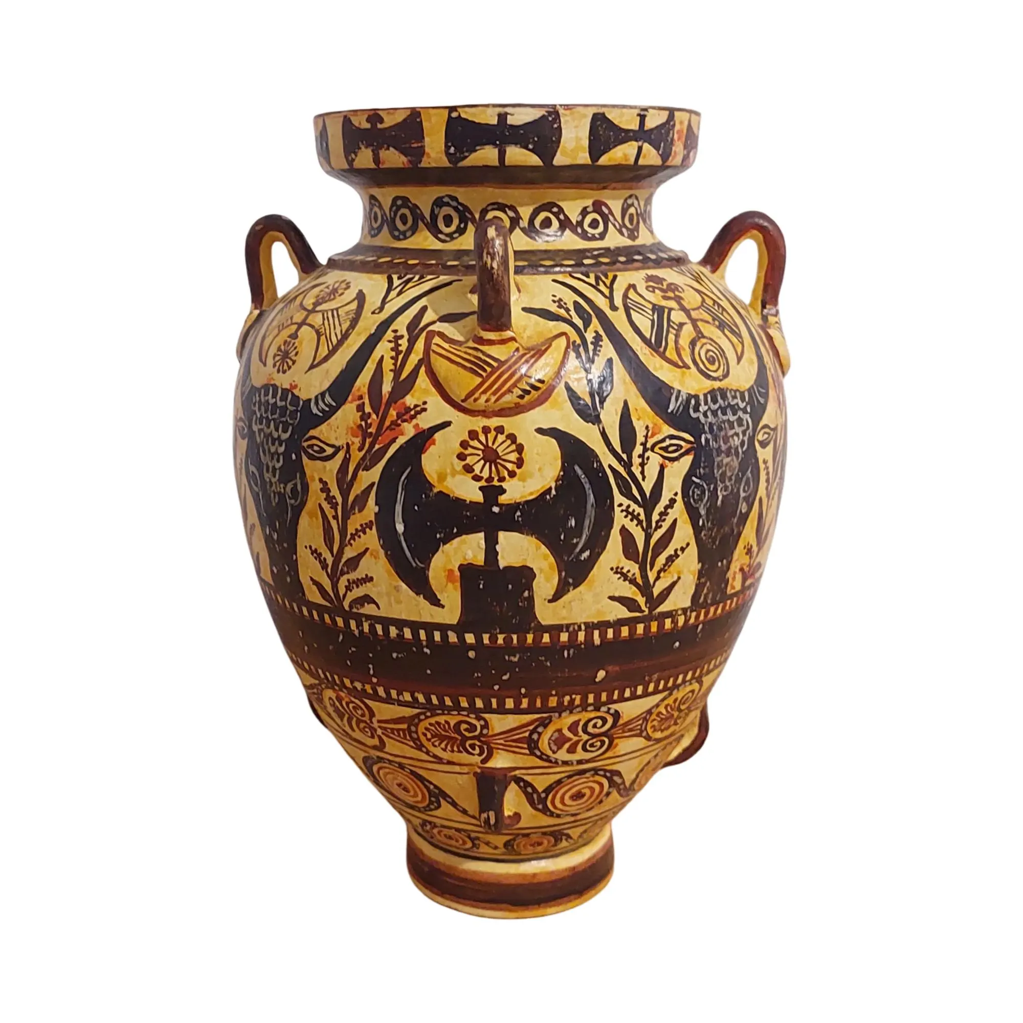 Minoan Double Axe Labrys Ceramic Amphora Ancient Greece Knossos Style — additional product image 5 from DadArt