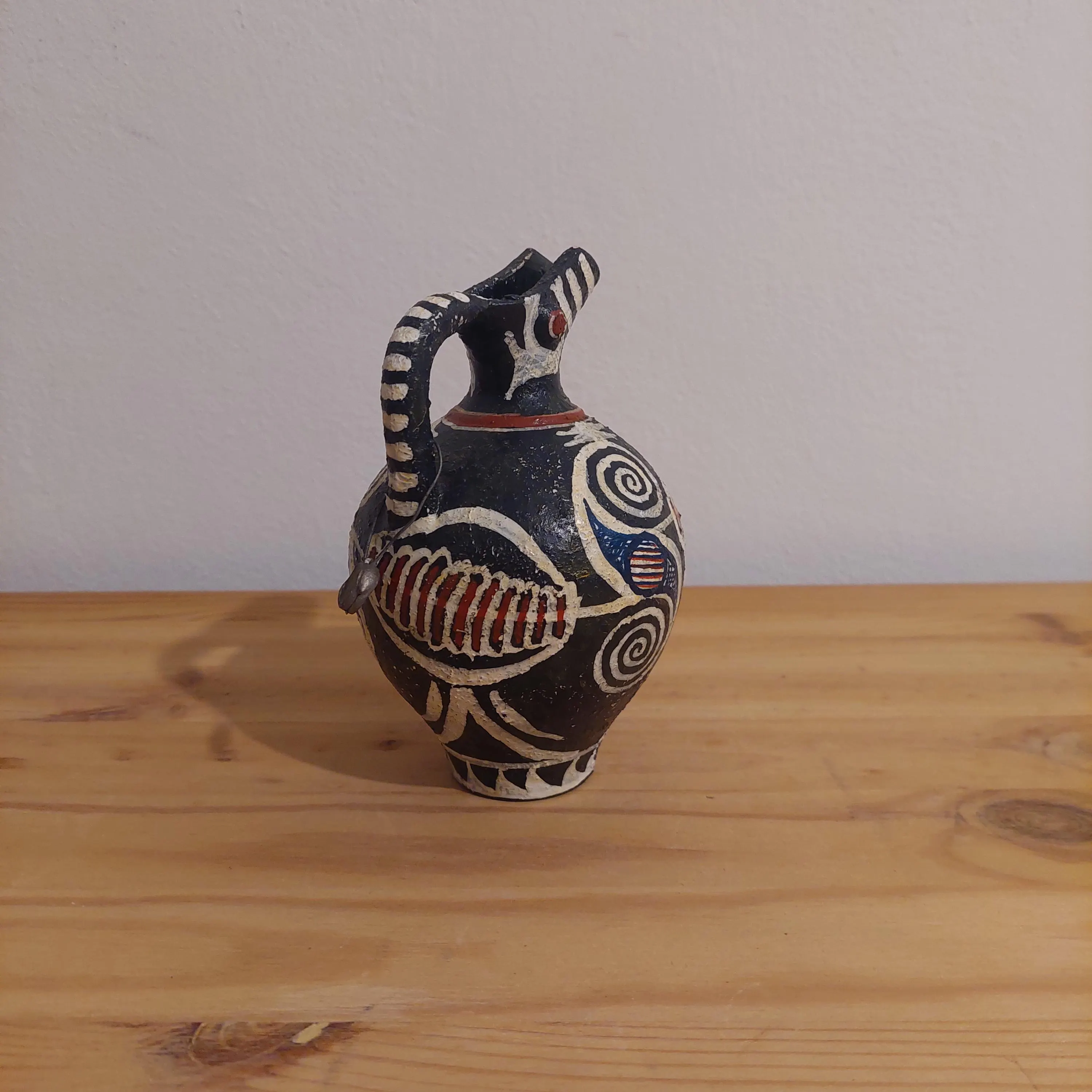 Kamares Style Miniature Jug | Faithful Minoan Replica | Handmade Decorative Ceramic | Ancient Crete Vase — additional product image 6 from DadArt