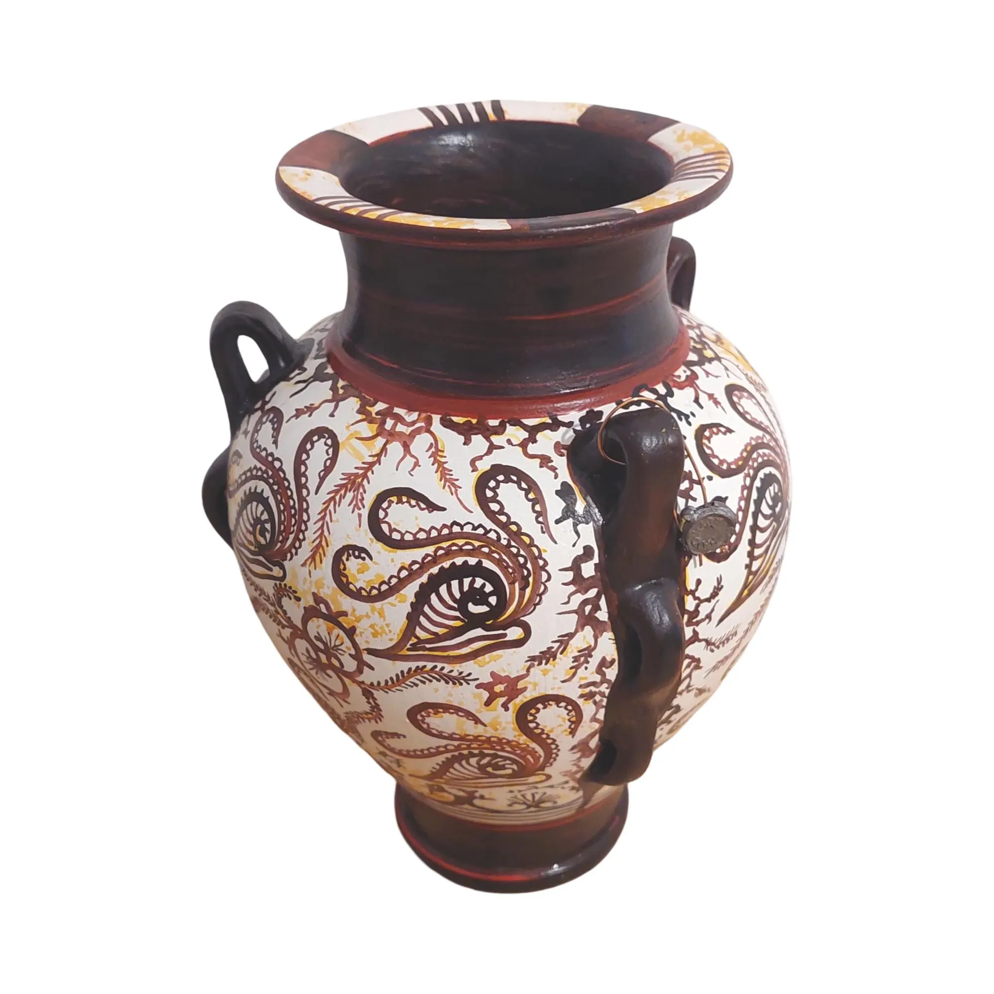 Minoan Floral Style Ceramic Amphora Vase Ancient Greece Knossos — additional product image 5 from DadArt