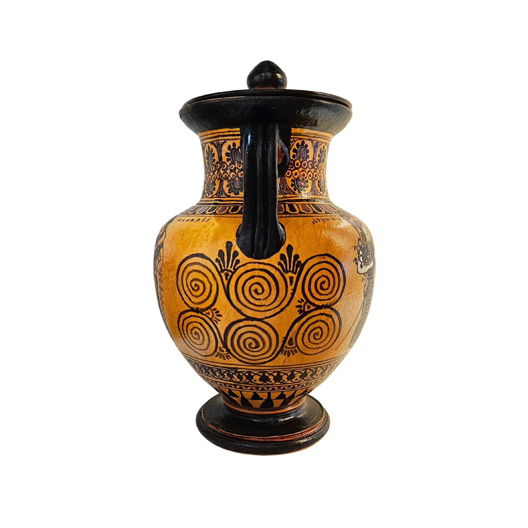 Athena with Poseidon God Amphora Vase Ancient Greek Pottery Ceramic — additional product image 6 from DadArt