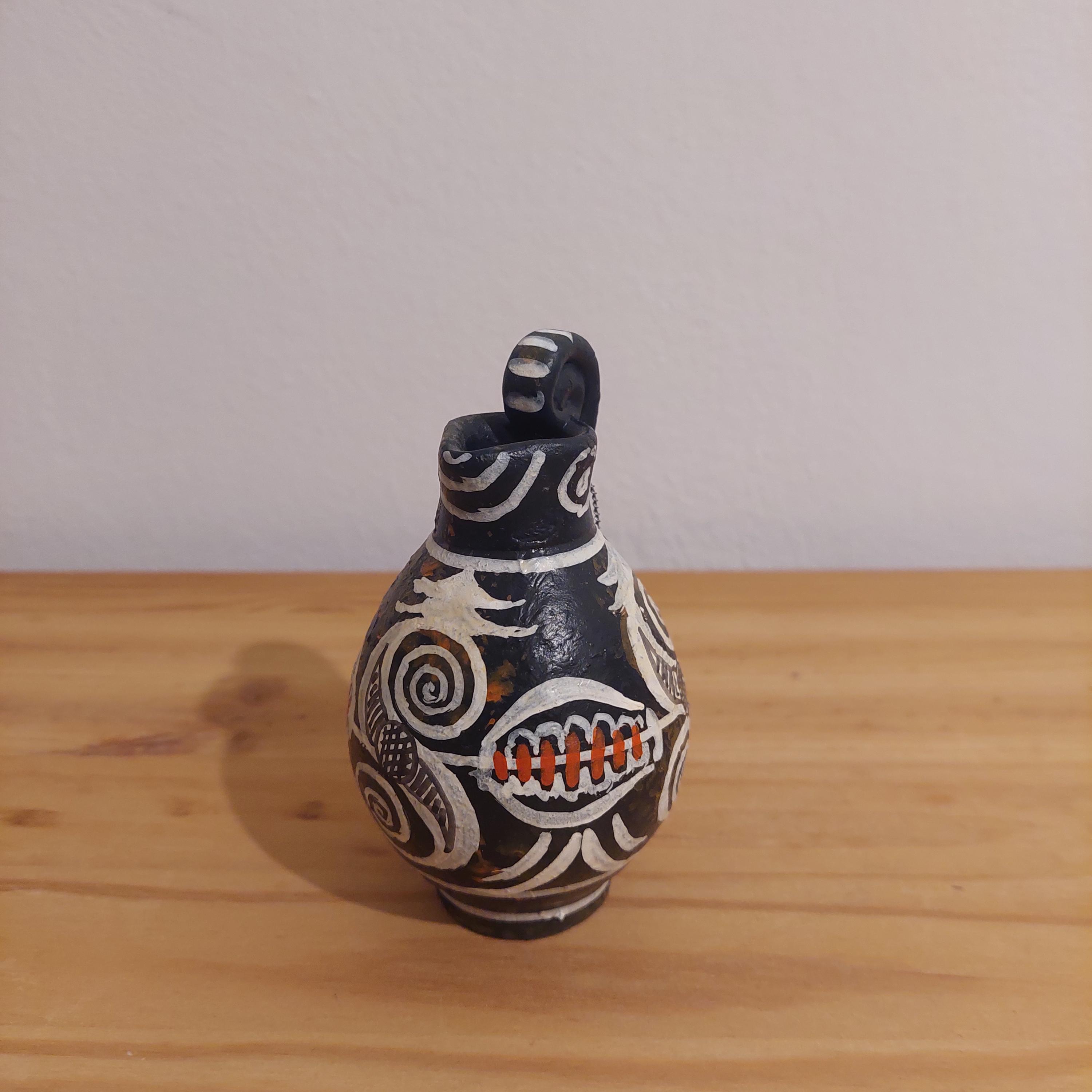 Kamares Period Miniature Pot | Minoan Ceramic Replica | Greek Art | 9cm — additional product image 6 from DadArt
