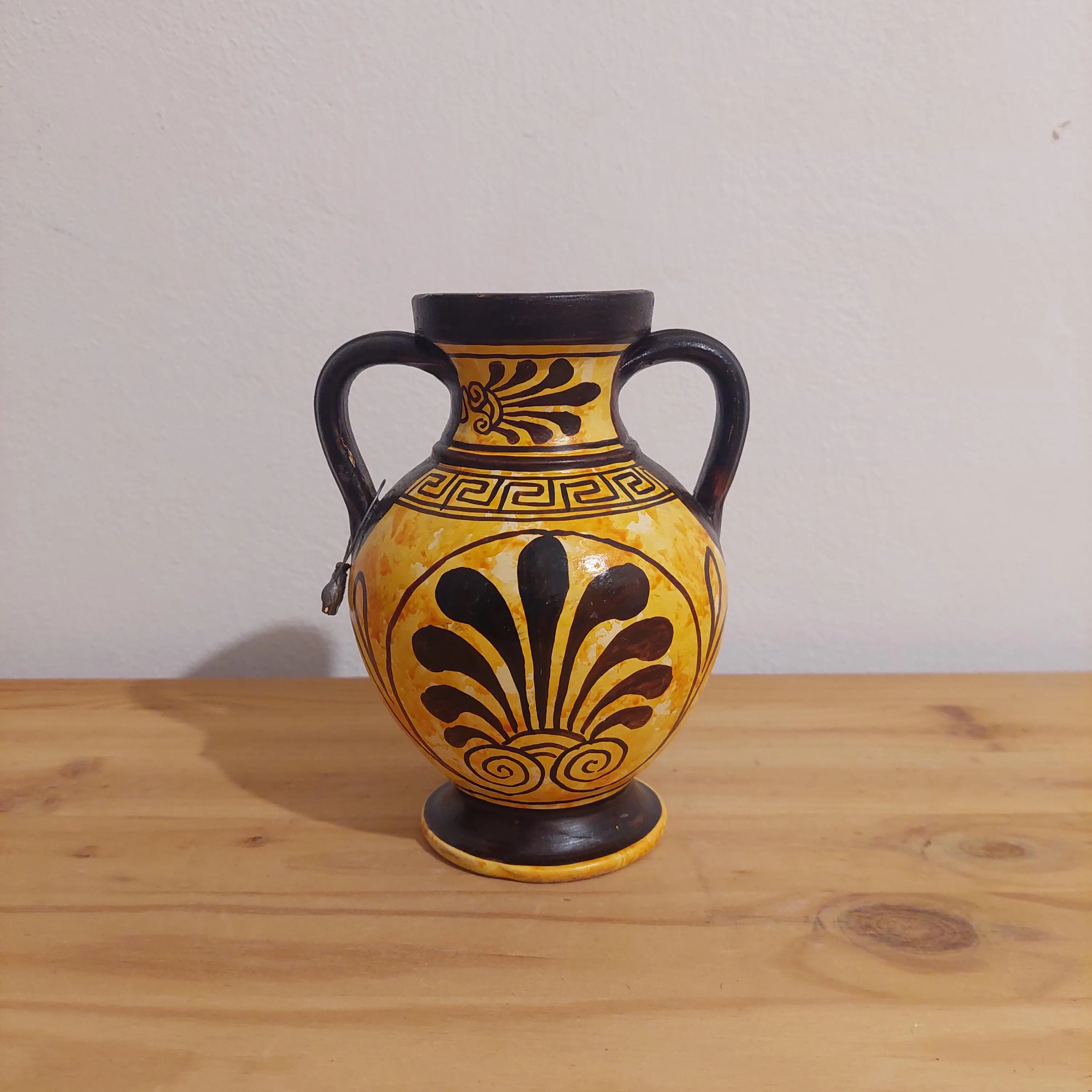 Handmade Danae and Zeus Ceramic Amphora: Greek Myth Art — additional product image 4 from DadArt