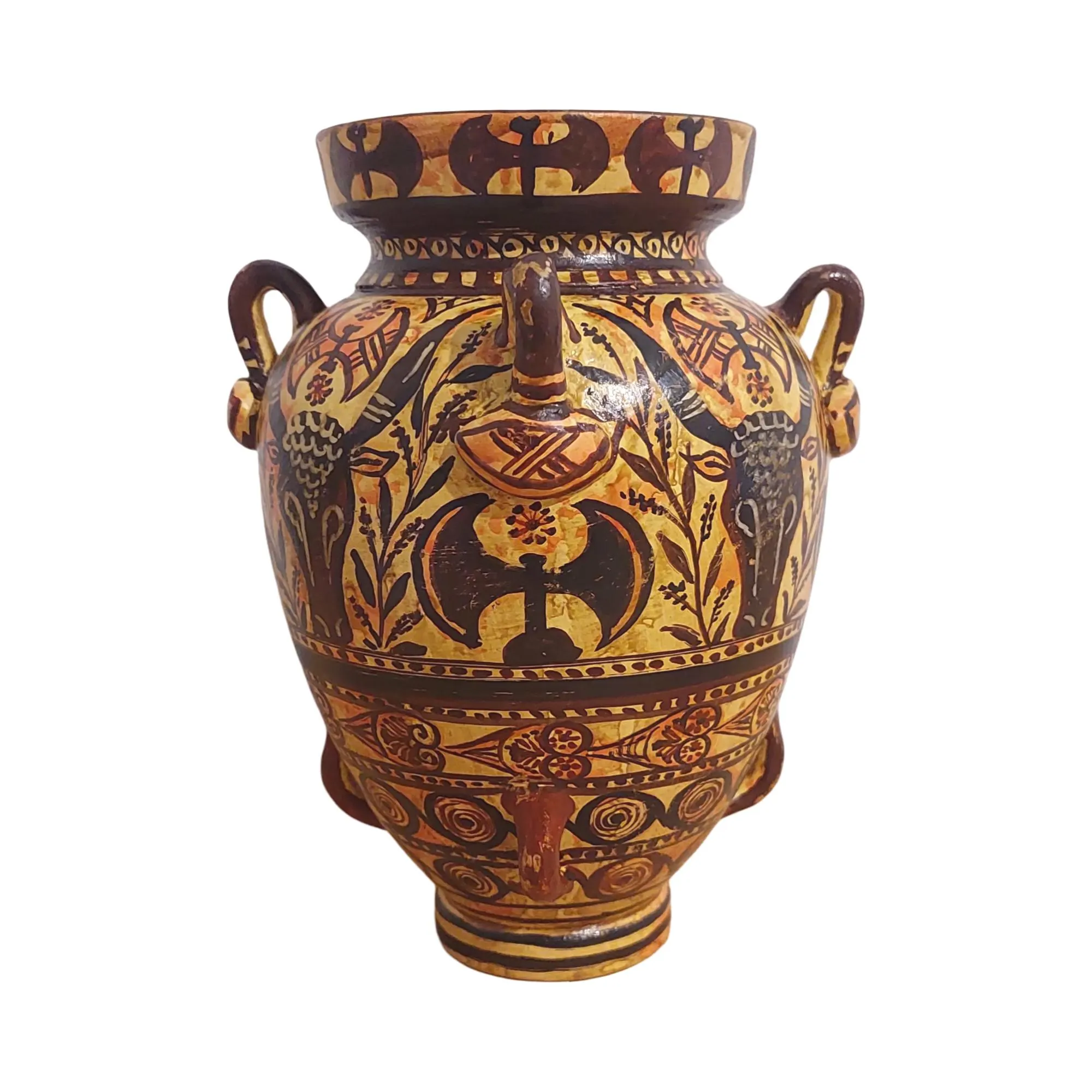 Minoan Bull Head Labrys Amphora Ceramic Vase Ancient Greece — additional product image 2 from DadArt