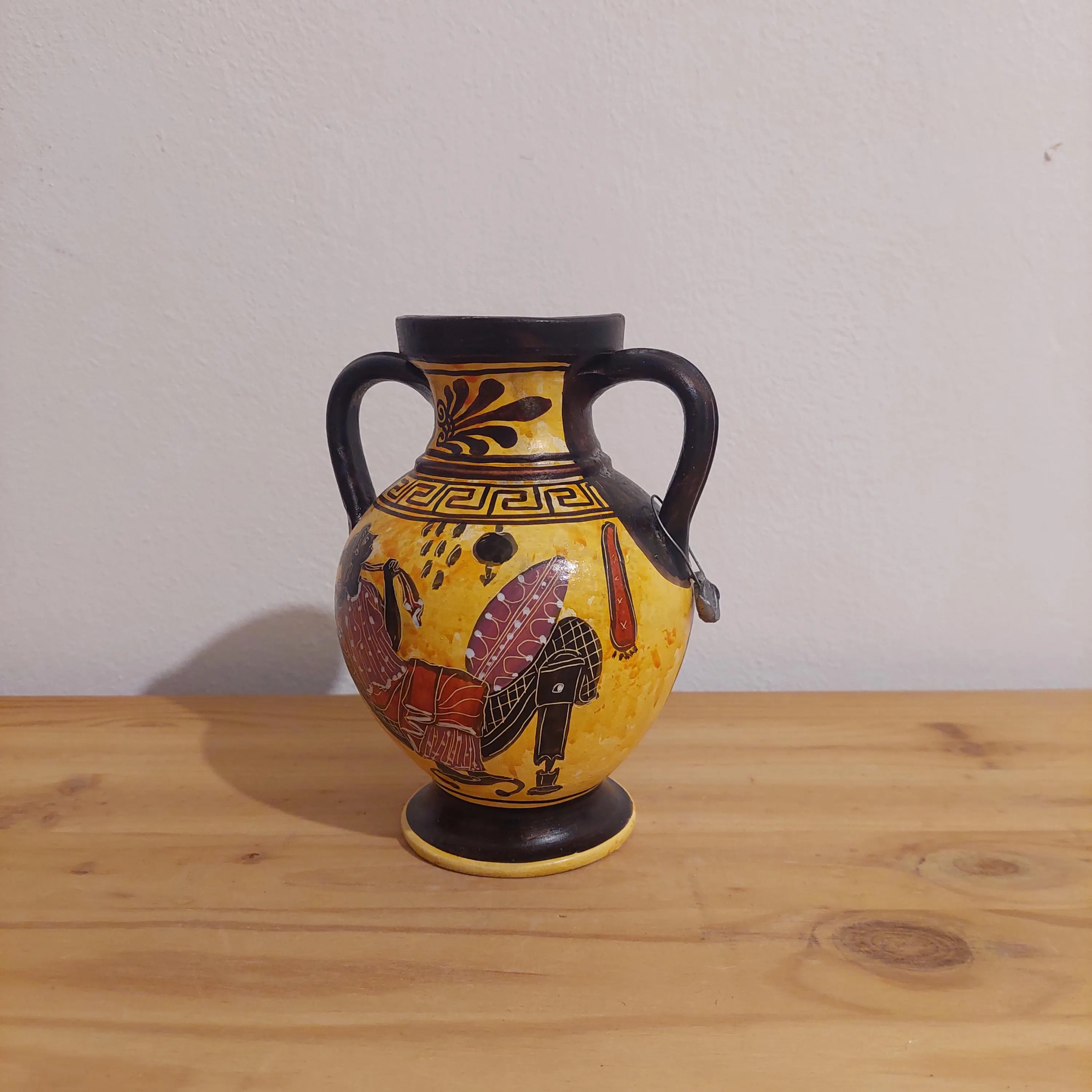 Handmade Danae and Zeus Ceramic Amphora: Greek Myth Art — additional product image 5 from DadArt