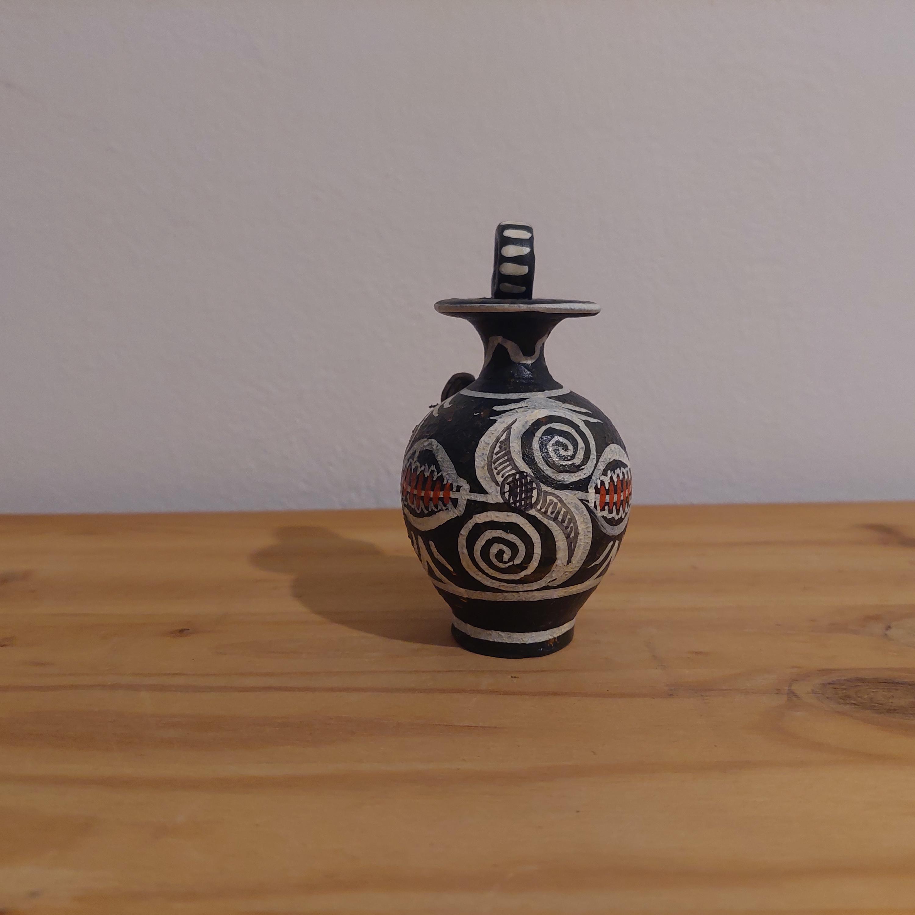 Kamares Miniature Vase | Minoan Pottery | Hand Painted Greek Ceramic | 10cm — additional product image 5 from DadArt
