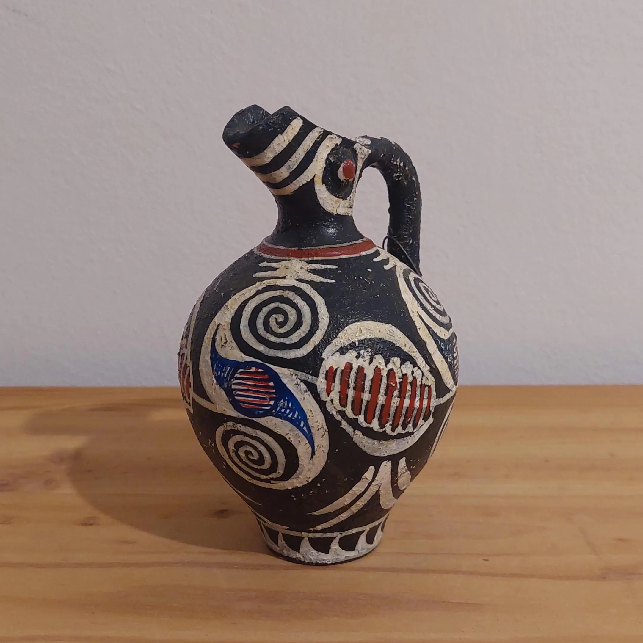 Kamares Style Miniature Jug | Faithful Minoan Replica | Handmade Decorative Ceramic | Ancient Crete Vase — additional product image 2 from DadArt