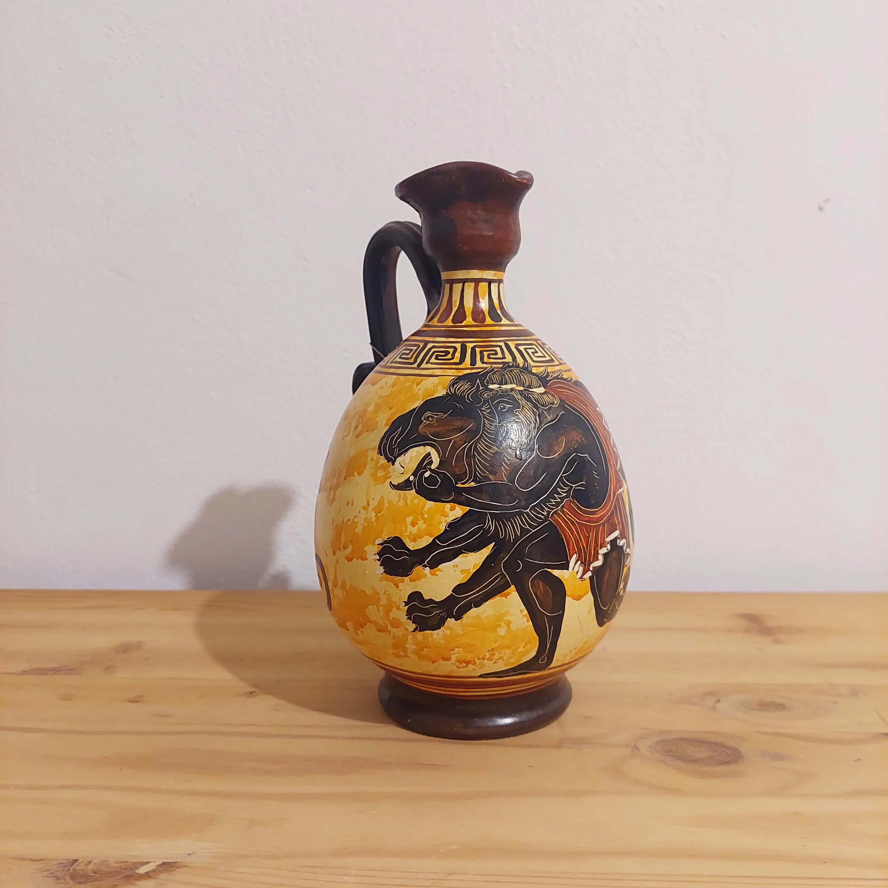 Heracles And Nessus Vase Handmade Greek Mythology Lekythos Red Figure Ceramic — additional product image 3 from DadArt