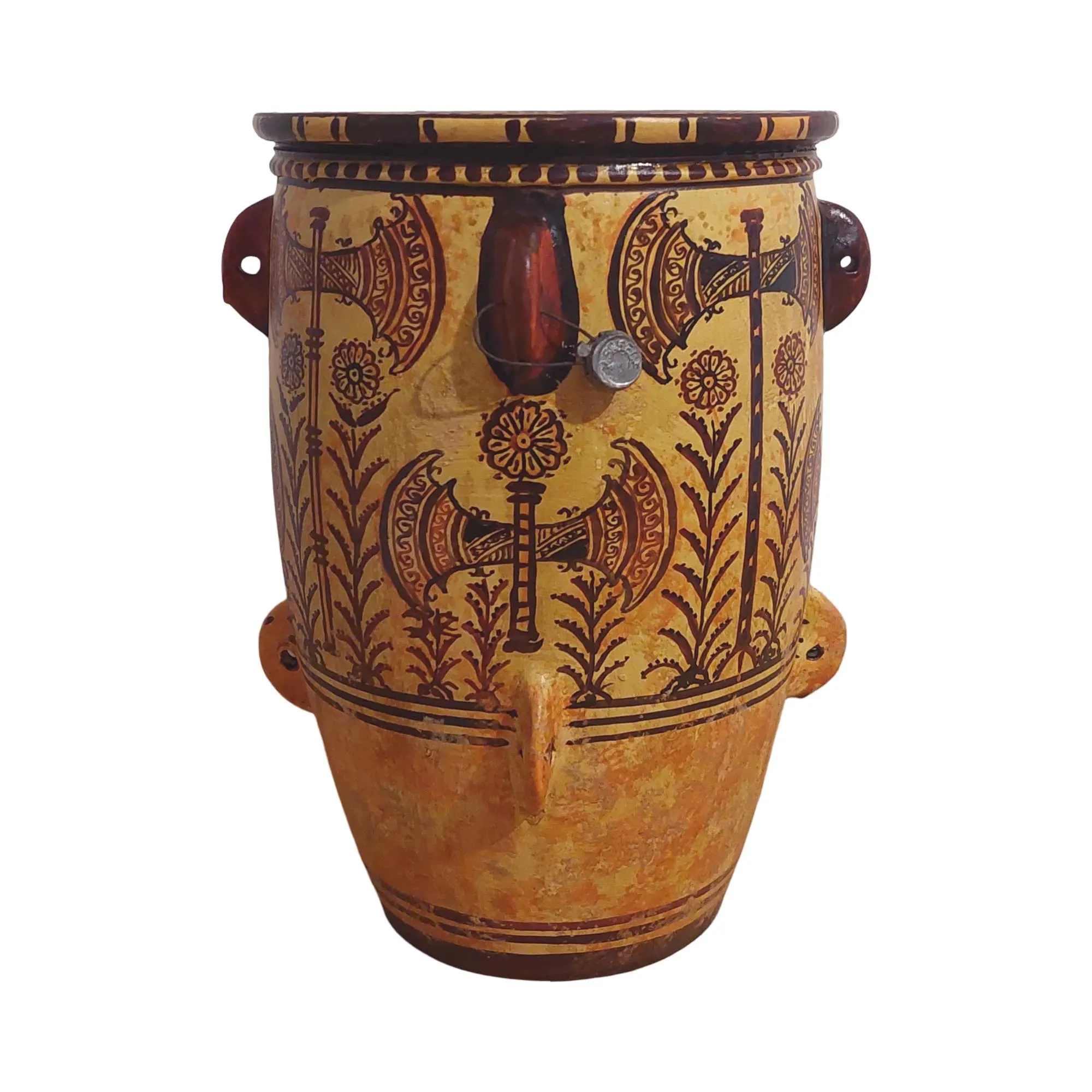 Minoan Double Axe Labrys Ceramic Pithos Jar Ancient Greece Knossos Style — additional product image 2 from DadArt