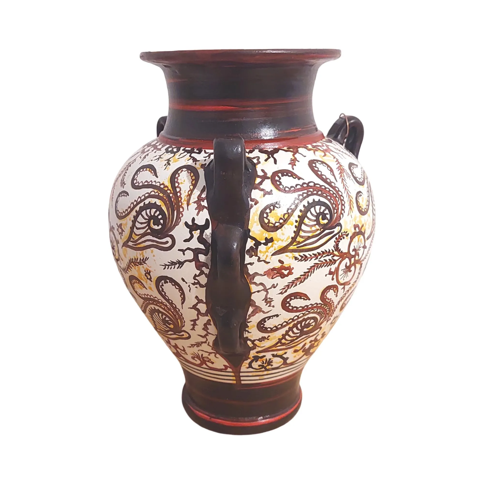 Minoan Floral Style Ceramic Amphora Vase Ancient Greece Knossos — additional product image 4 from DadArt