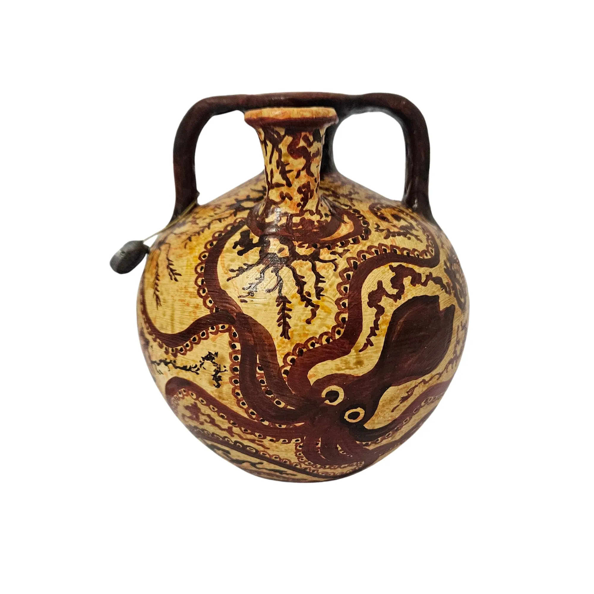vintage ceramic Minoan period octopus vase — additional product image 3 from DadArt