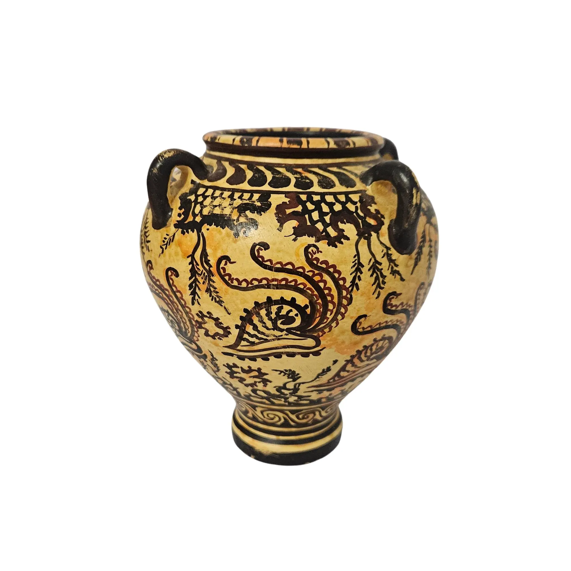 Mycenaean Civilization Ceramic Pithos Vessel With Cuttlefish Amphora Ancient Greece — additional product image 4 from DadArt