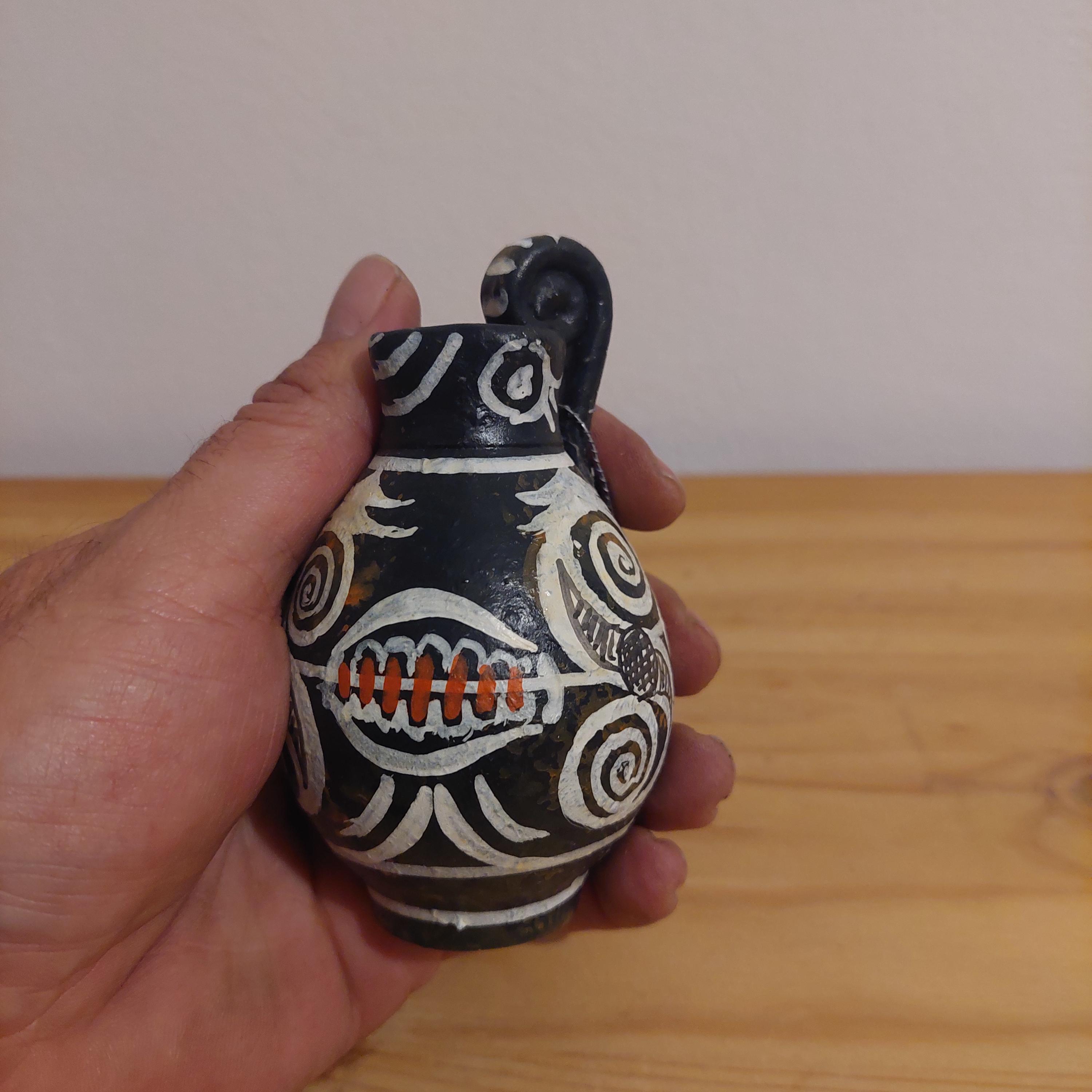 Kamares Period Miniature Pot | Minoan Ceramic Replica | Greek Art | 9cm — additional product image 7 from DadArt