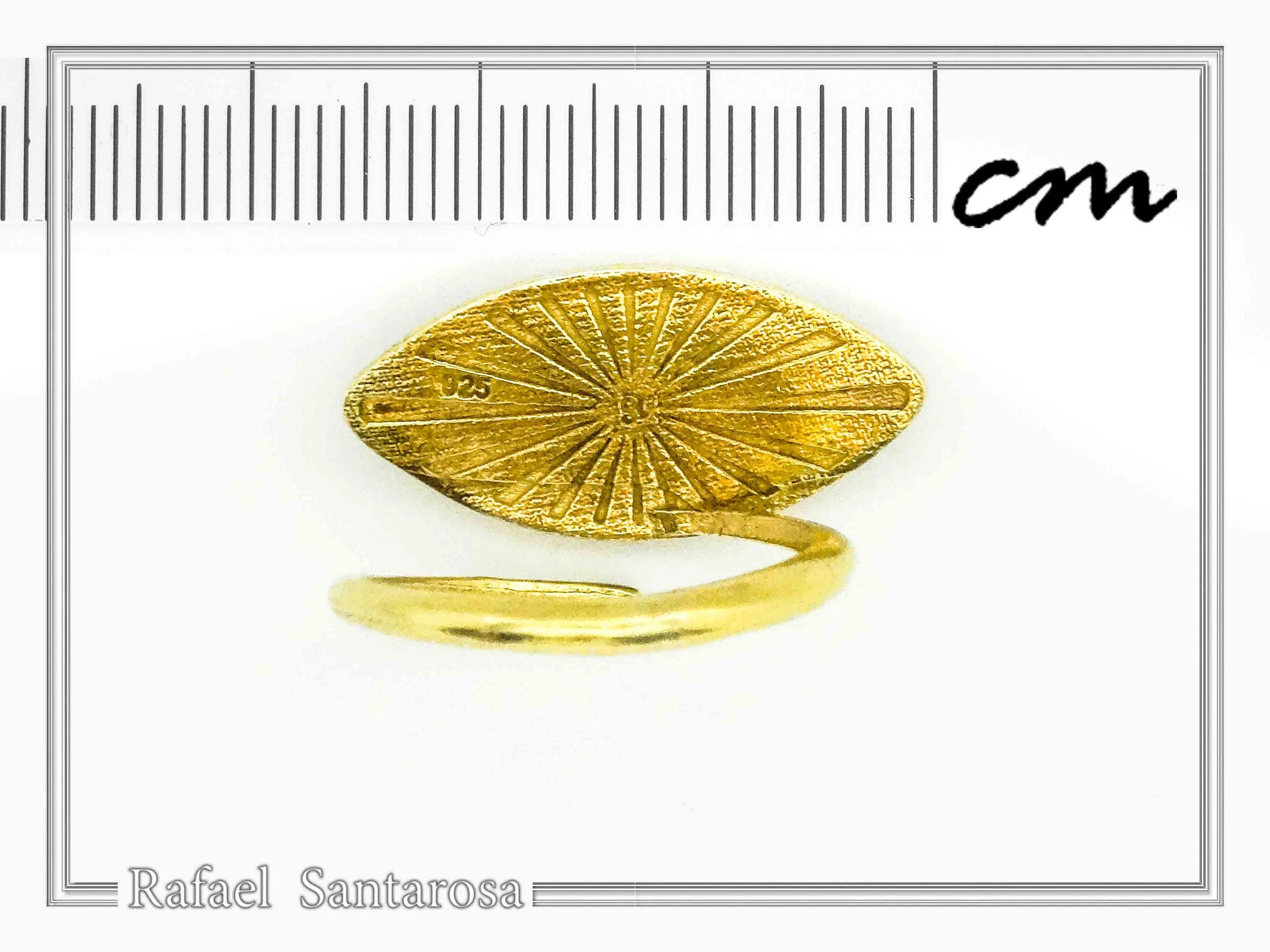 Evil Eye Protection Talisman Adjustable Ring: Transparent Coloured Enamel on Sterling Silver, Talisman Jewelry — additional product image 8 from Rafael Santarosa Fine Jewelry
