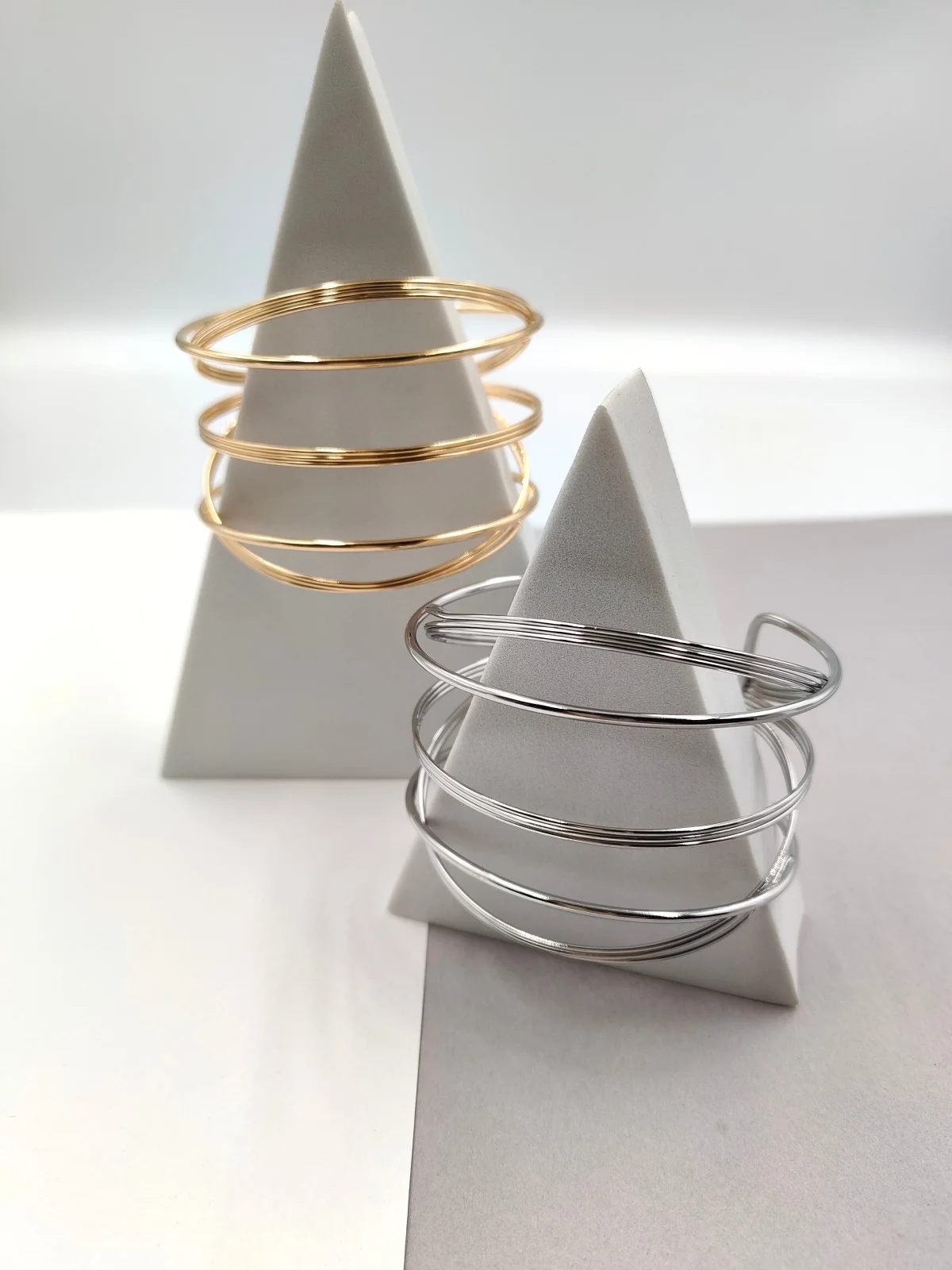Stainless Steel Multi-Strand Bracelet by Magis Handmade Jewels – view 2