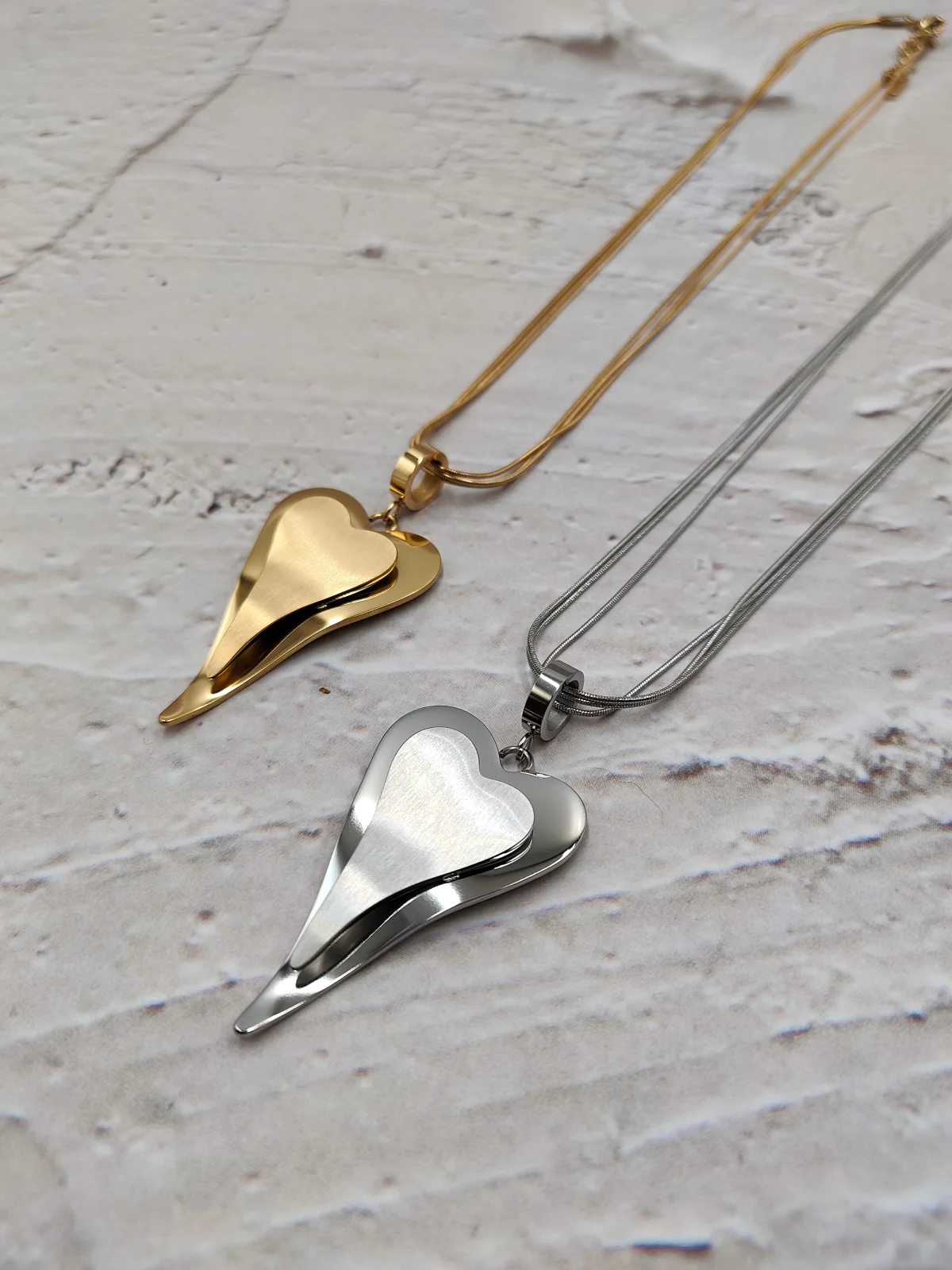Stainless Steel Necklace with Heart #852347