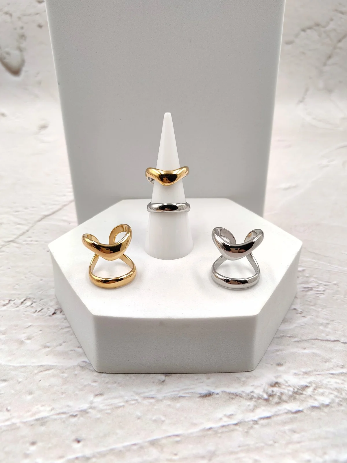 Stainless Steel Double Ring #552382