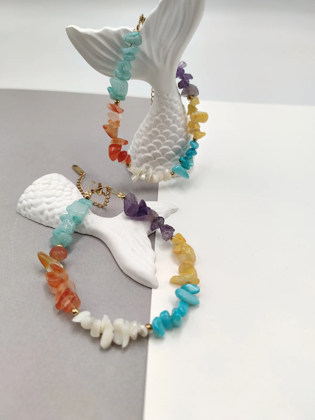 Bracelet with Semi-Precious Bead Chips by Magis Handmade Jewels – view 2