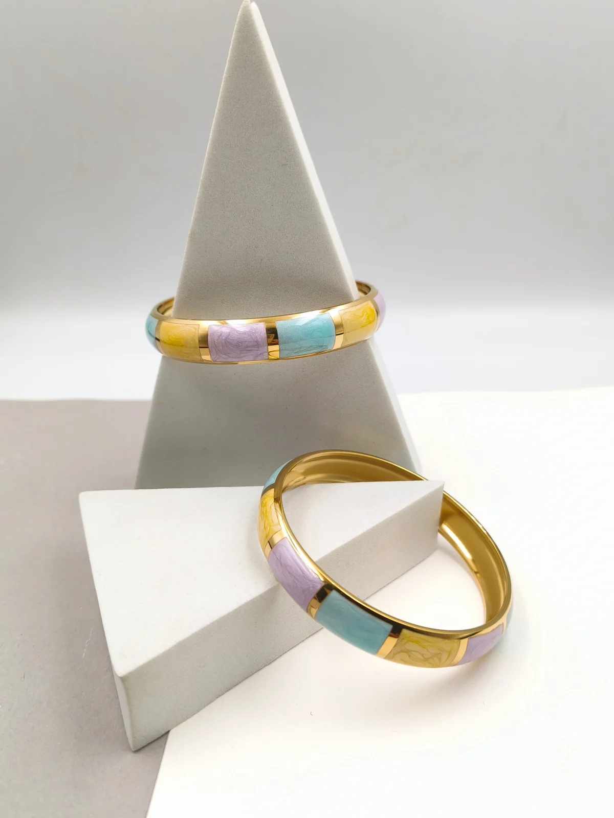 Stainless Steel Bracelet with Enamel #783214