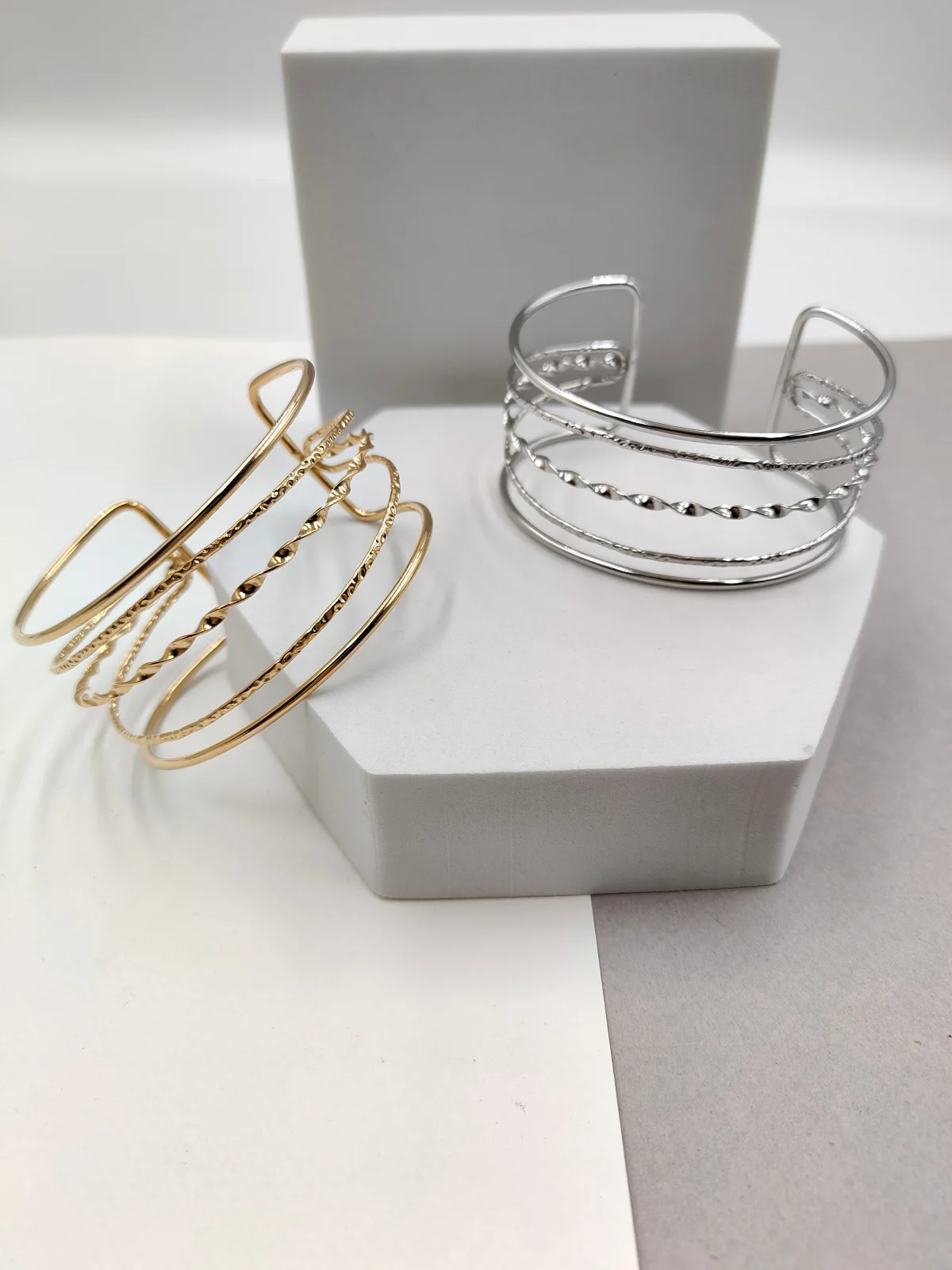 Stainless Steel Multi-Strand Bracelet by Magis Handmade Jewels – view 2