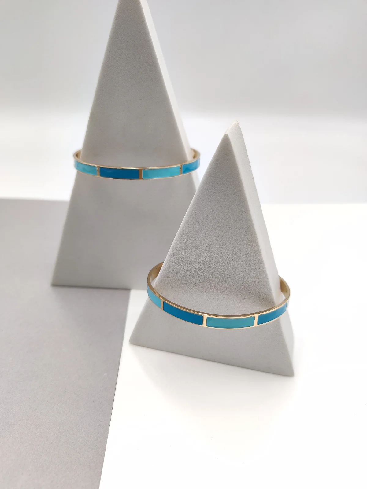 Stainless Steel Bracelet with Enamel by Magis Handmade Jewels – view 2