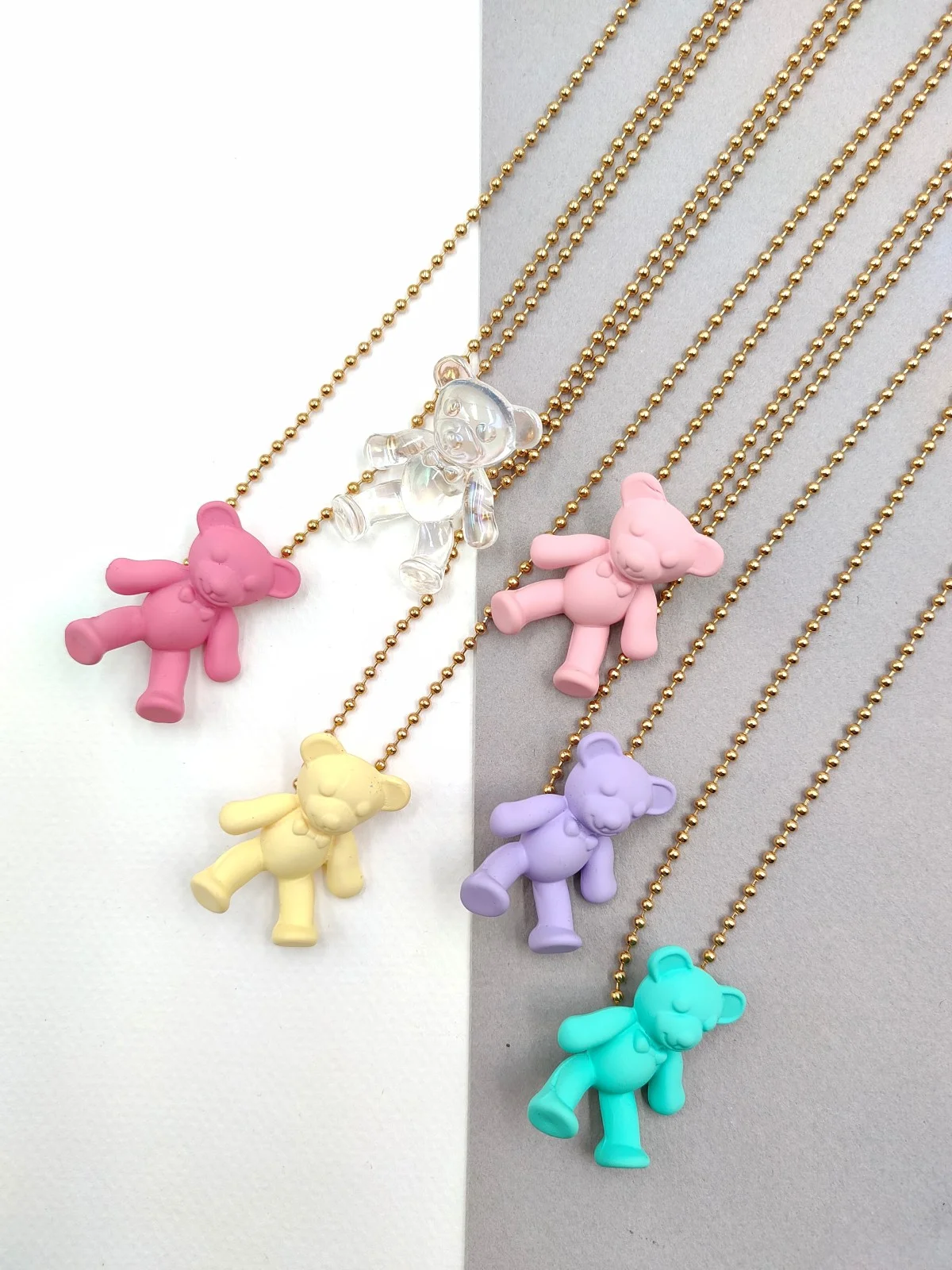 Necklace with Large Teddy Bear #451877