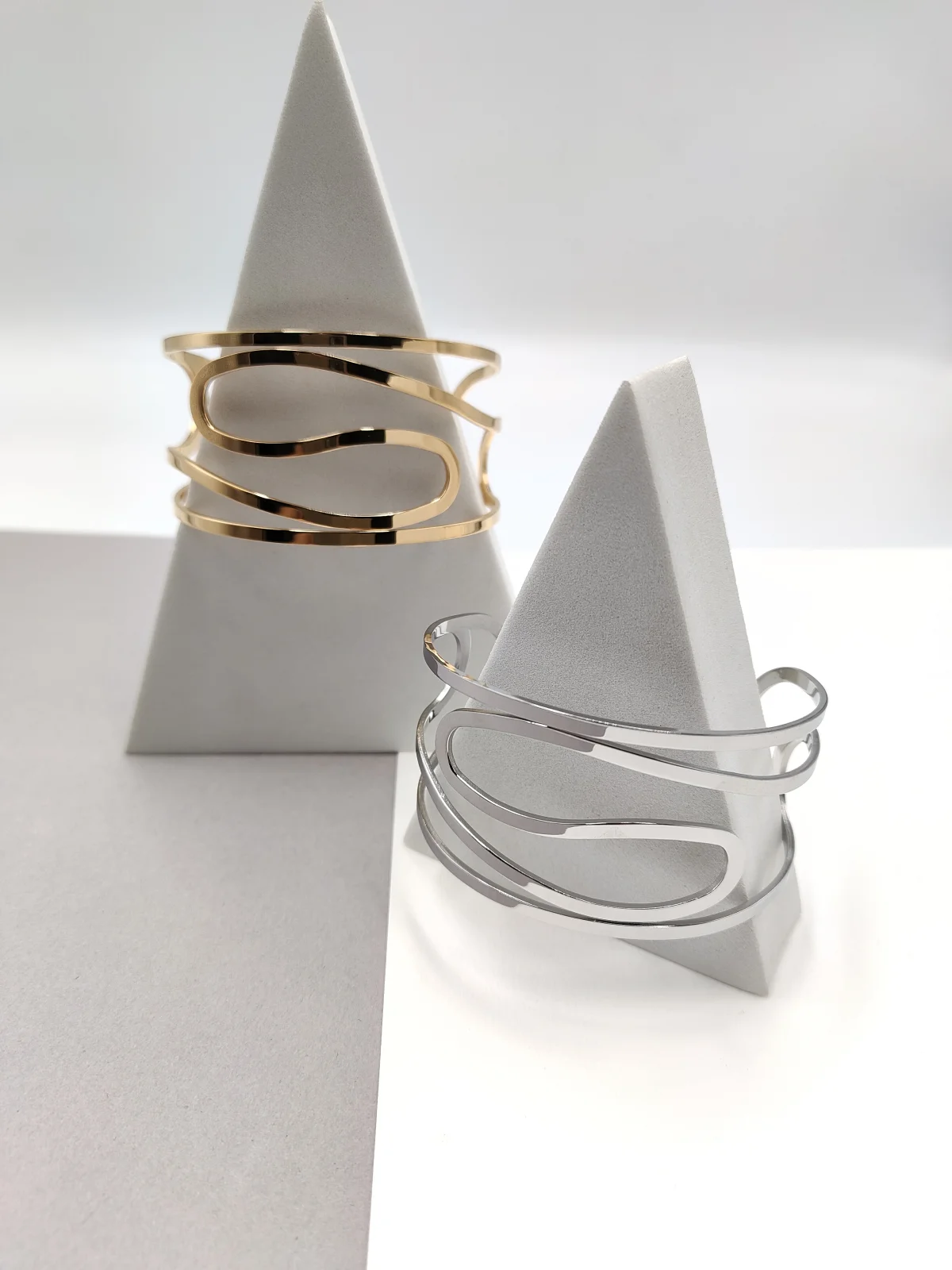 Stainless Steel Multi-Strand Bracelet by Magis Handmade Jewels – view 2