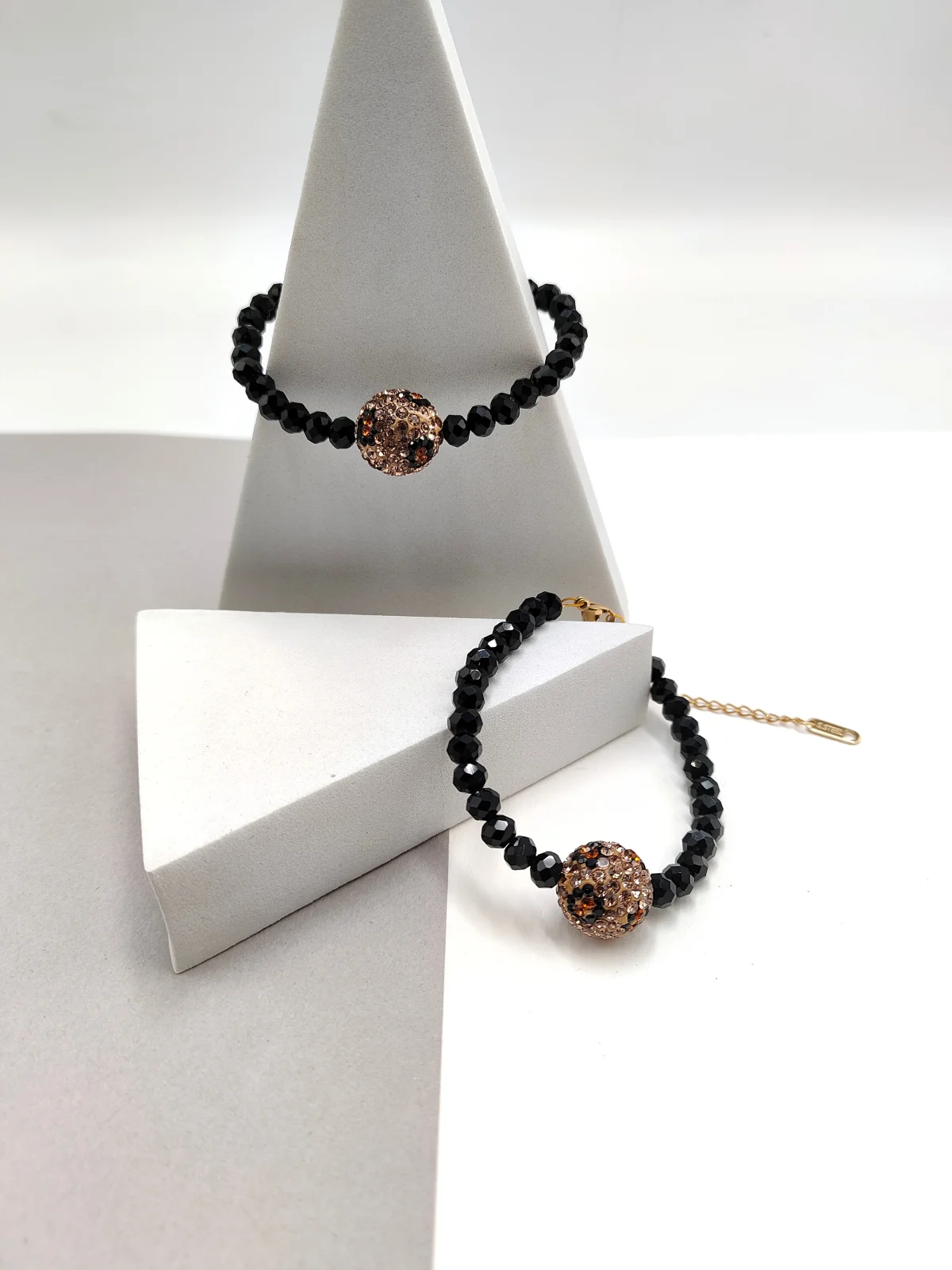 Bracelet with Crystals and Rhinestones with Animal Print #753084