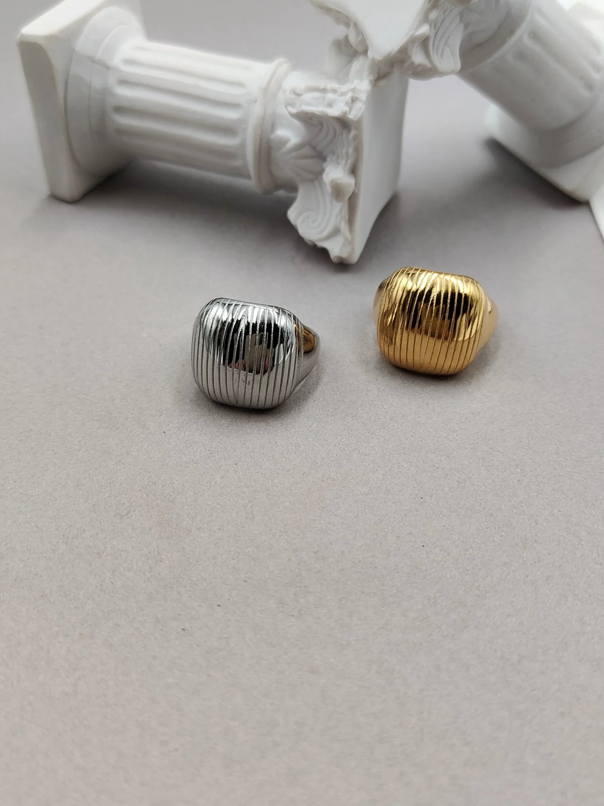 Stainless Steel Square Ring #551574