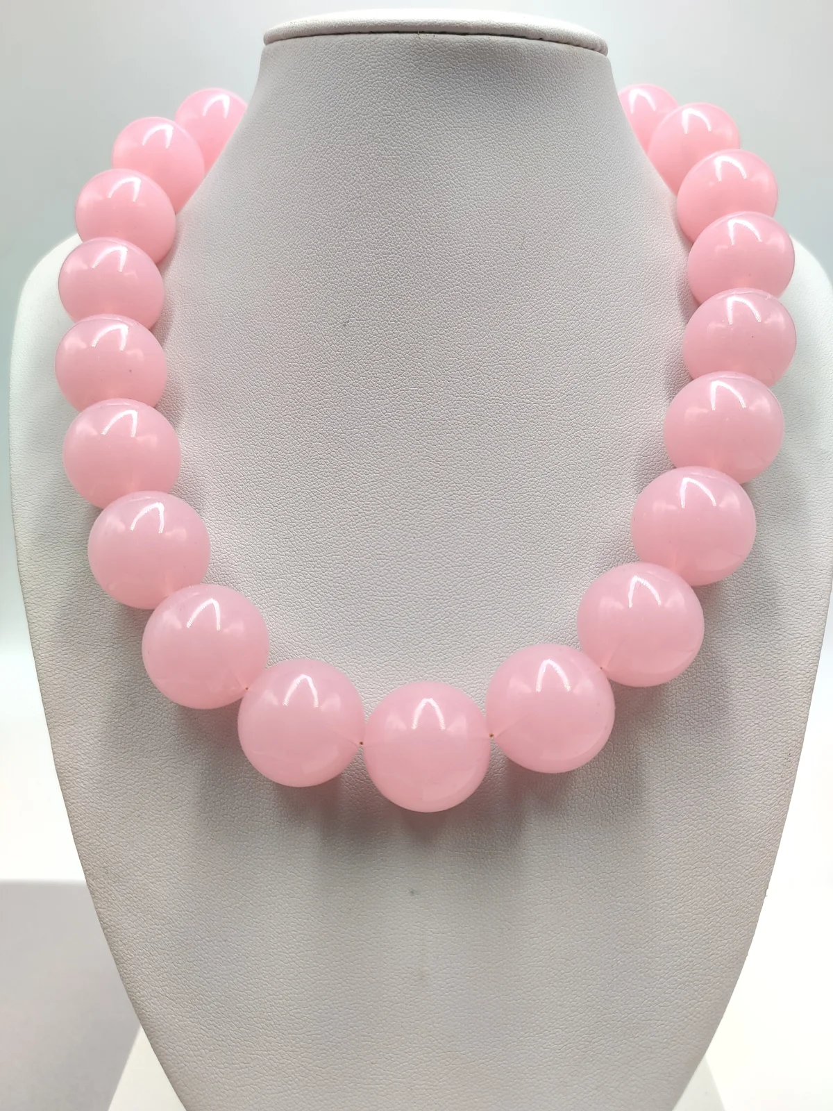 Necklace with Large Acrylic Beads by Magis Handmade Jewels – view 3
