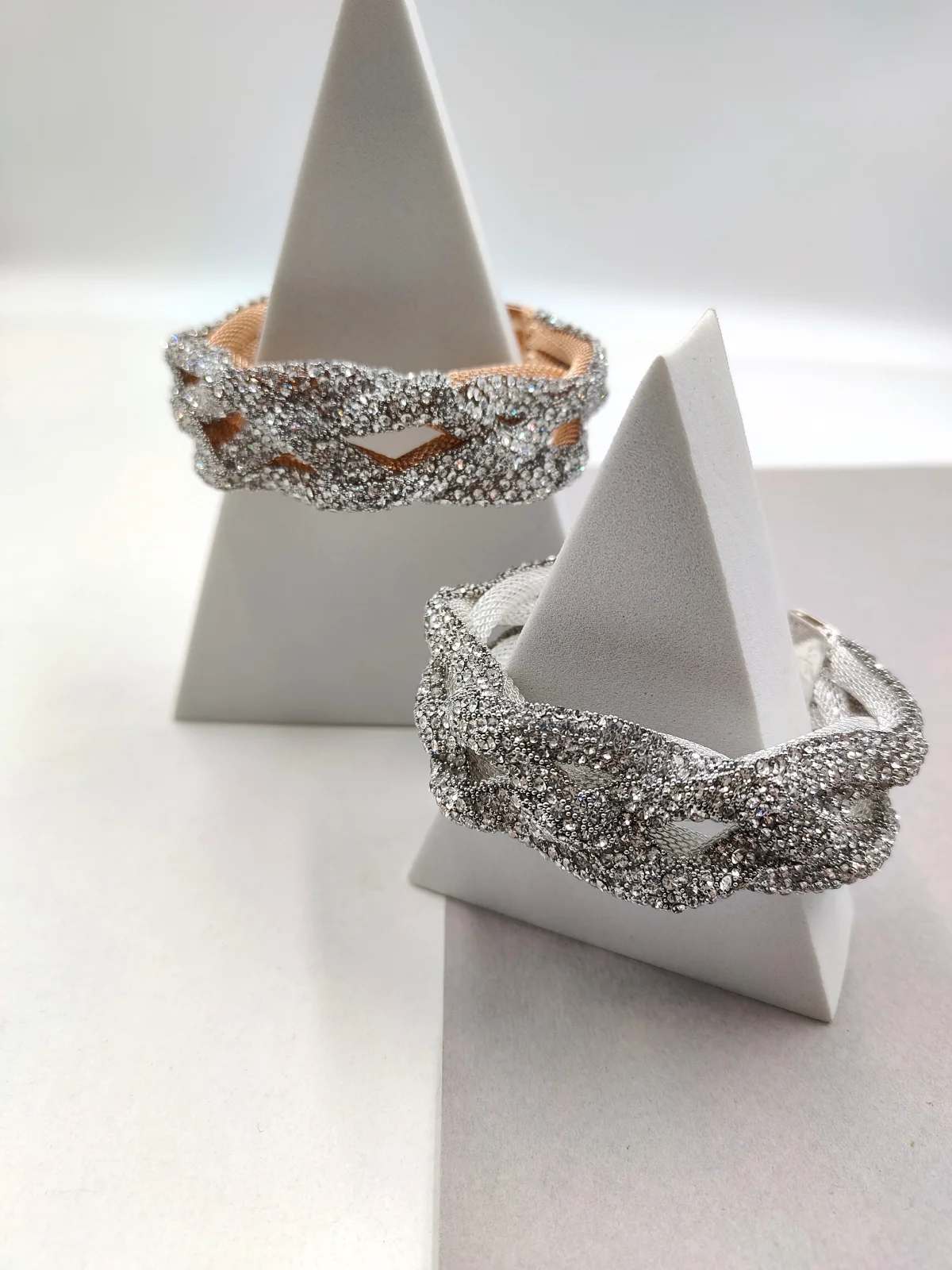 Brass Bracelet with Crystals by Magis Handmade Jewels – view 3