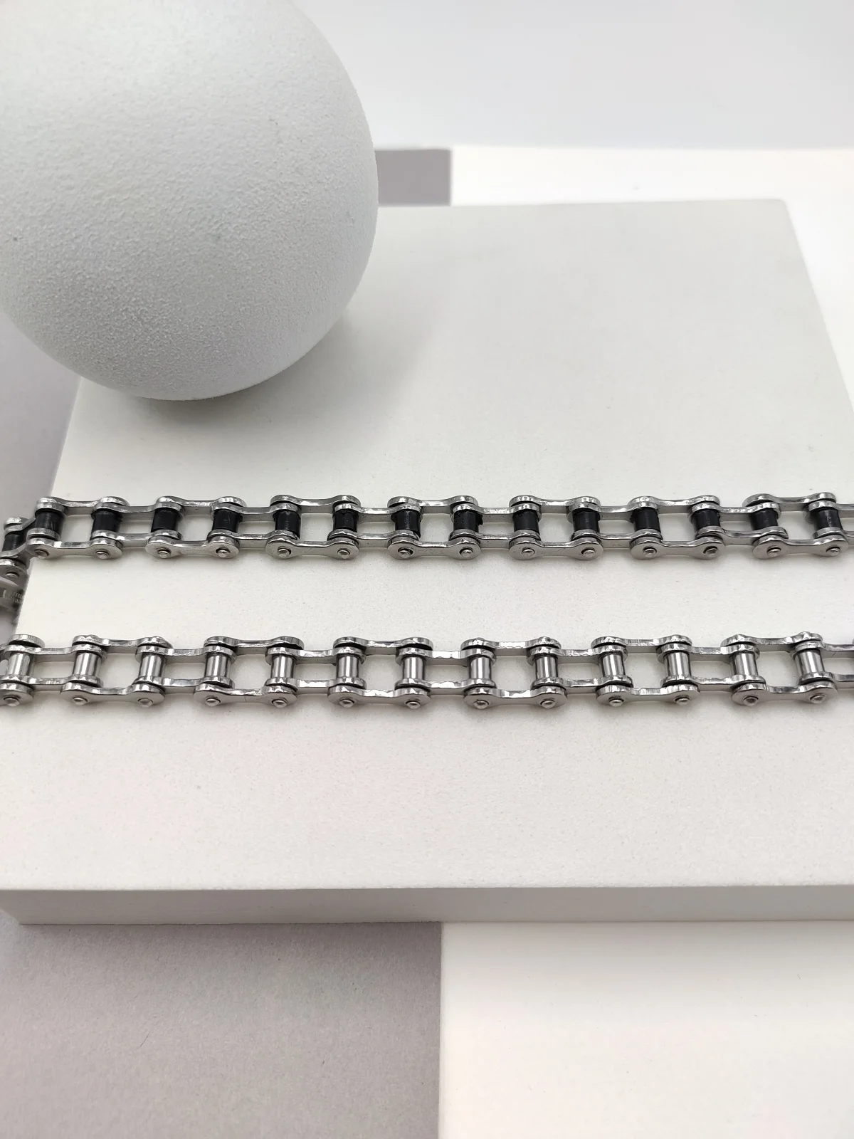 Stainless Steel Chain Bracelet by Magis Handmade Jewels – view 2