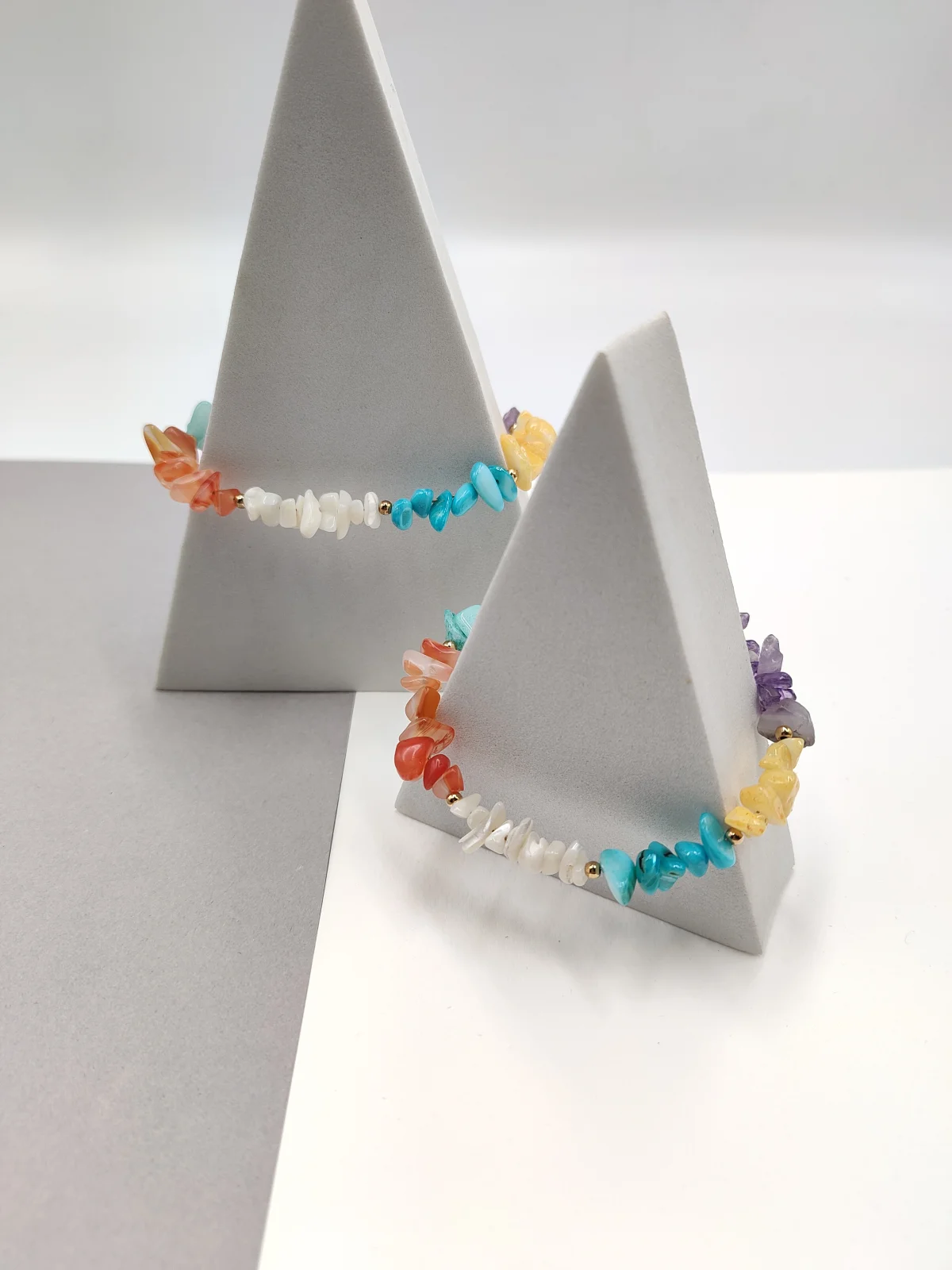 Bracelet with Semi-Precious Bead Chips by Magis Handmade Jewels – view 3