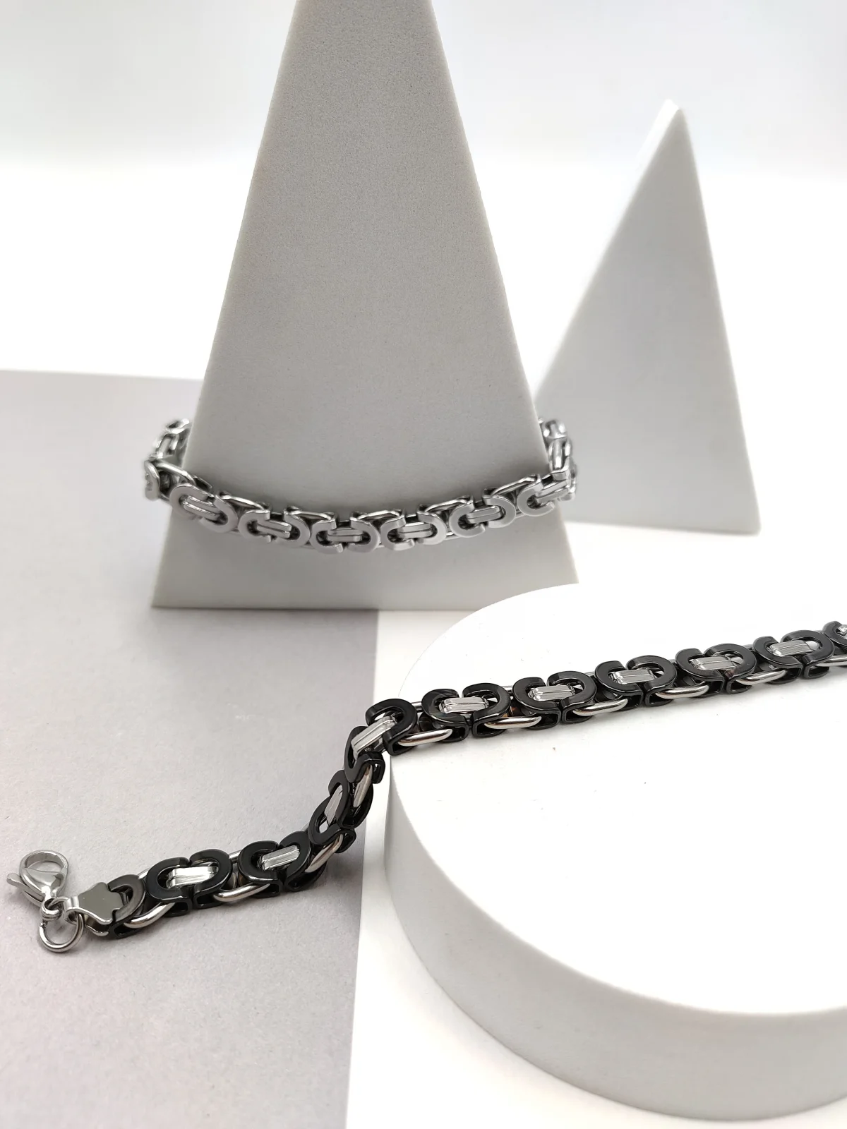 Stainless Steel Chain Bracelet by Magis Handmade Jewels – view 2