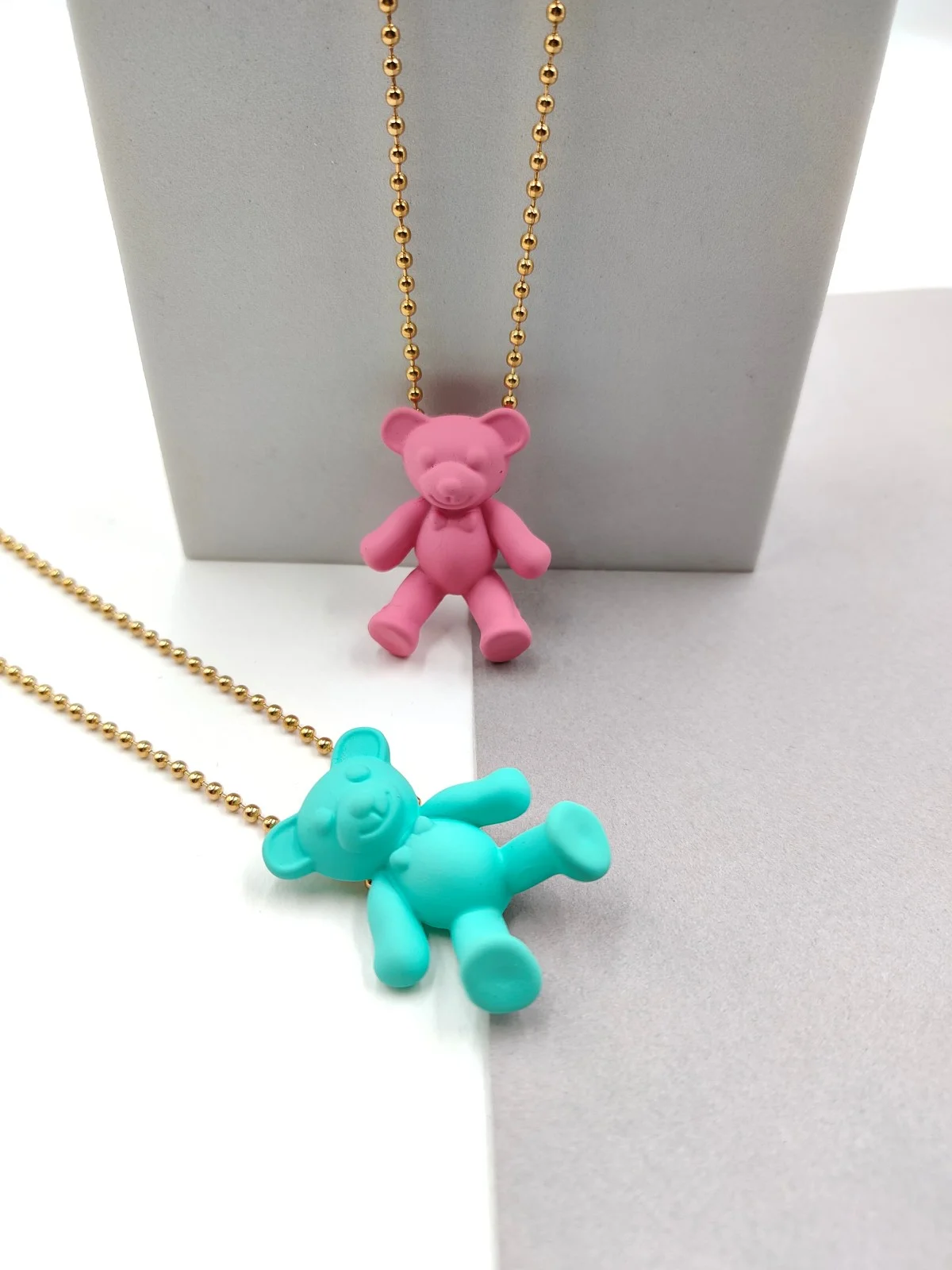 Necklace with Large Teddy Bear by Magis Handmade Jewels – view 3