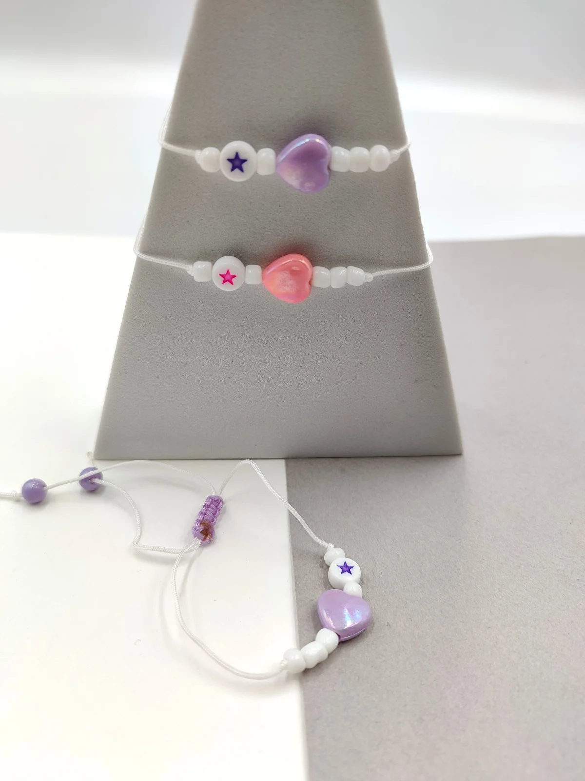 Bracelet with Beads and Heart #201873