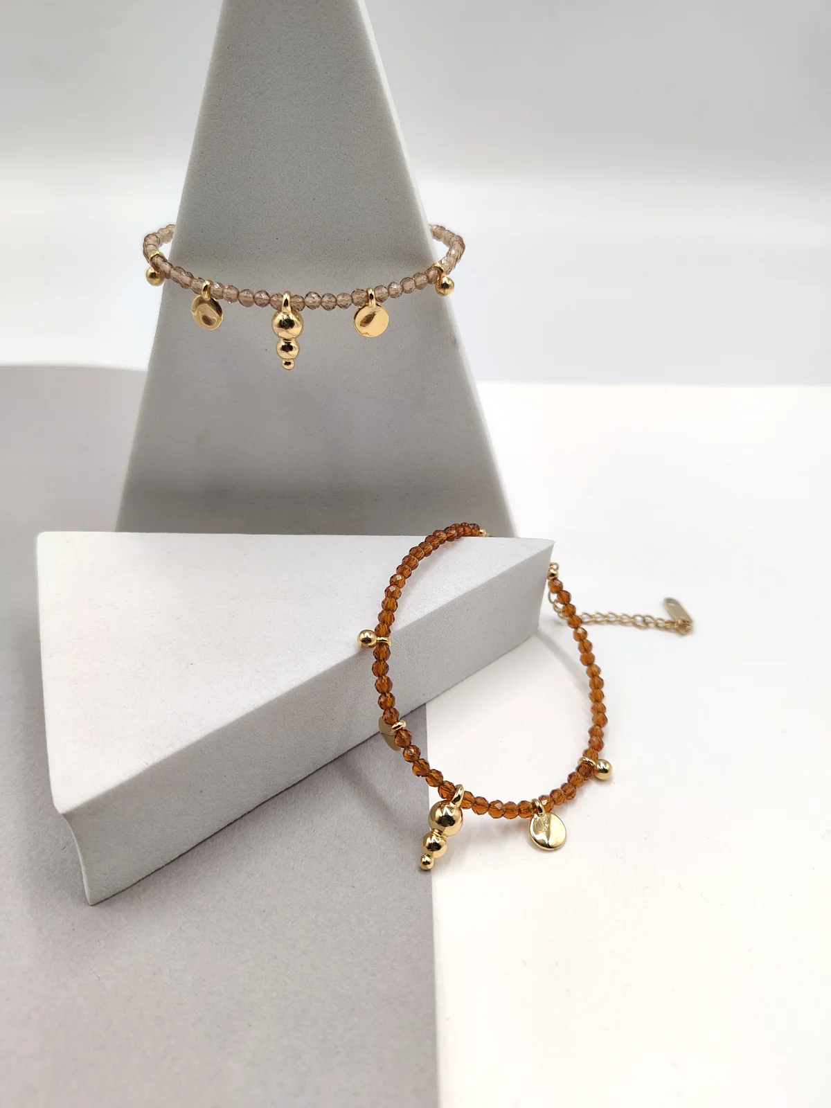 Bracelet with Crystals and Gold-Plated Details #703066