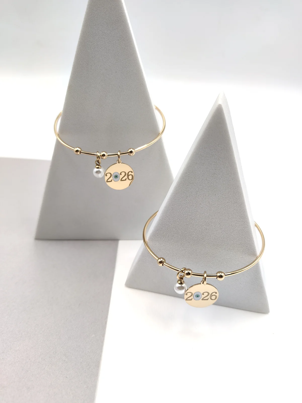 Stainless Steel Lucky Charm Bracelet with Pendant Motif by Magis Handmade Jewels – view 2