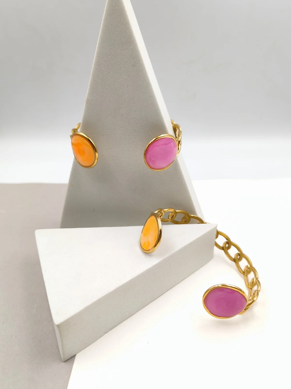 Stainless Steel Bracelet with Enamel #783215