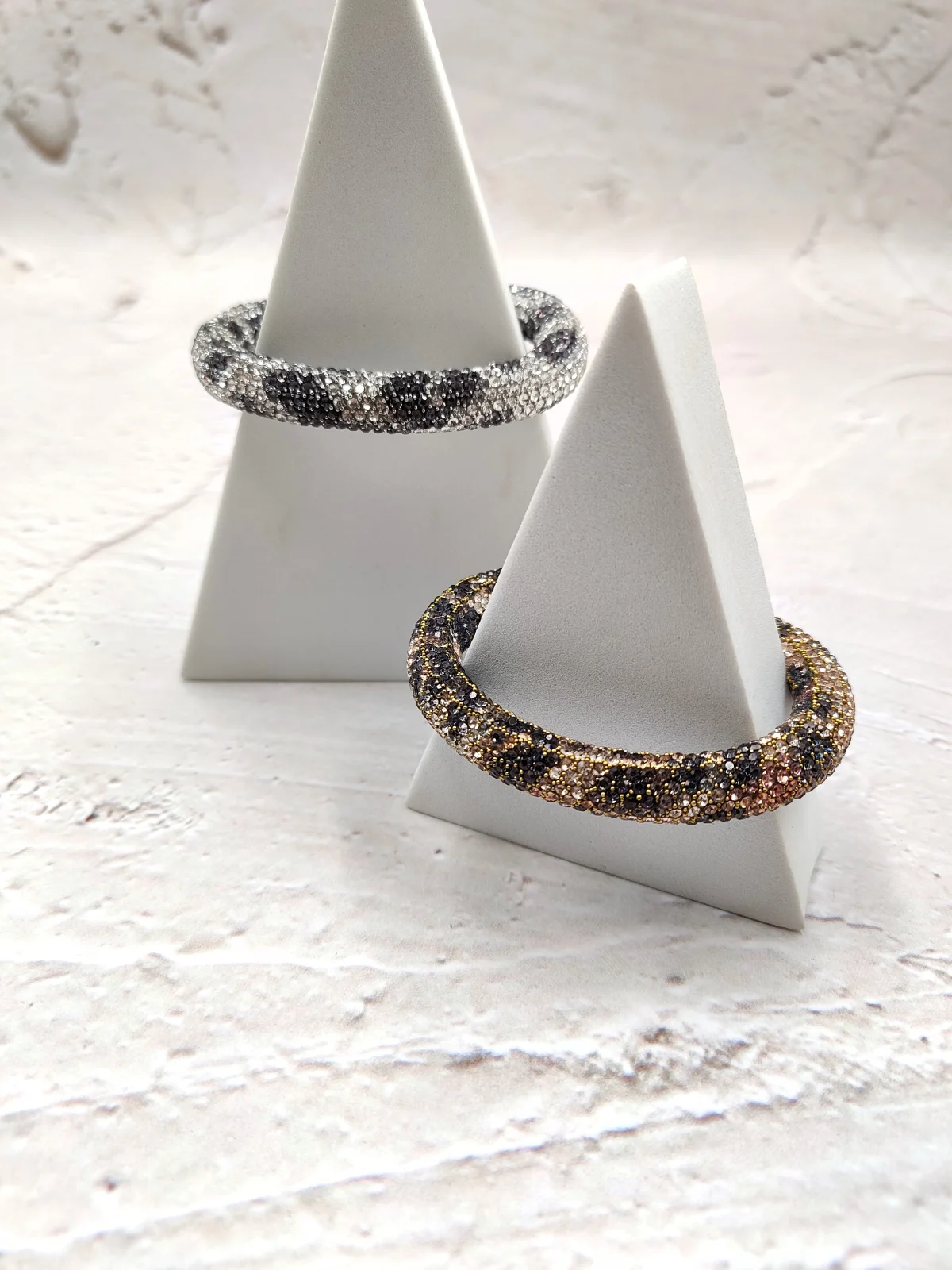Bracelet with Crystals and Animal Print by Magis Handmade Jewels – view 3