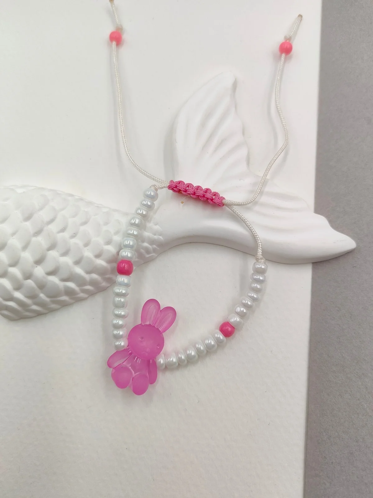Bracelet with Beads and Bunny by Magis Handmade Jewels – view 2