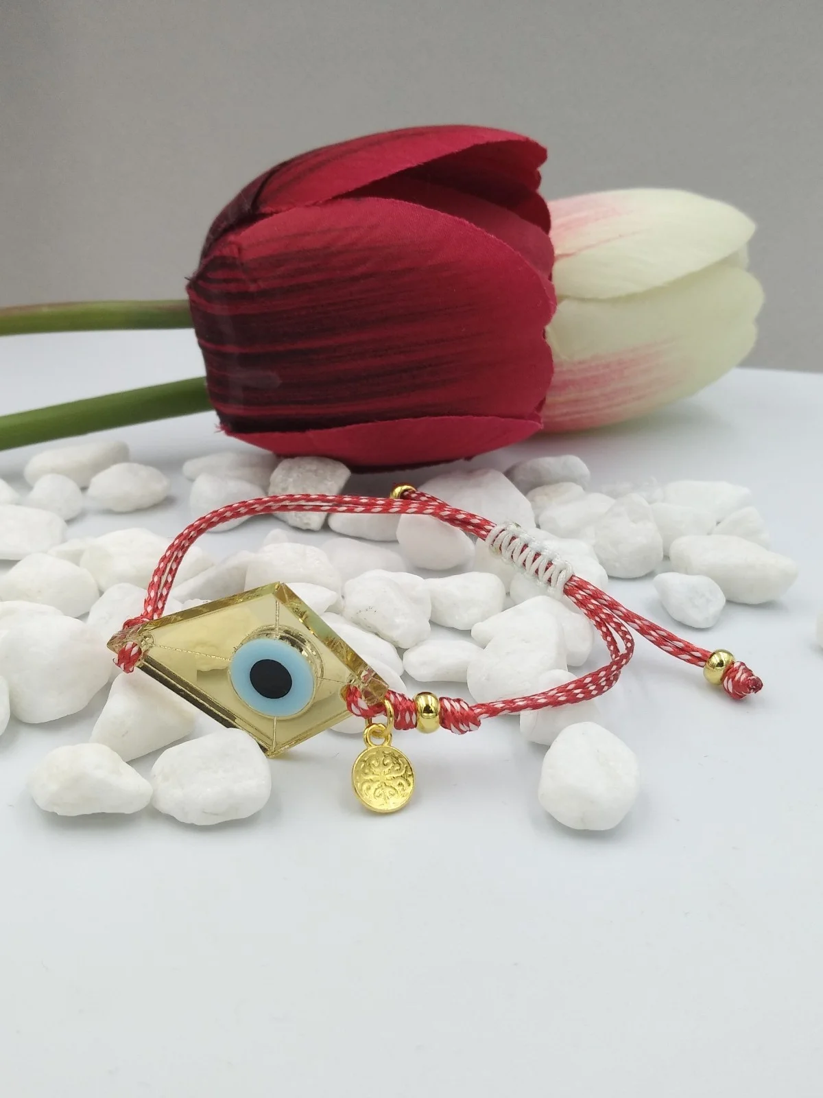 Traditional March Bracelet with Acrylic Kite #400157