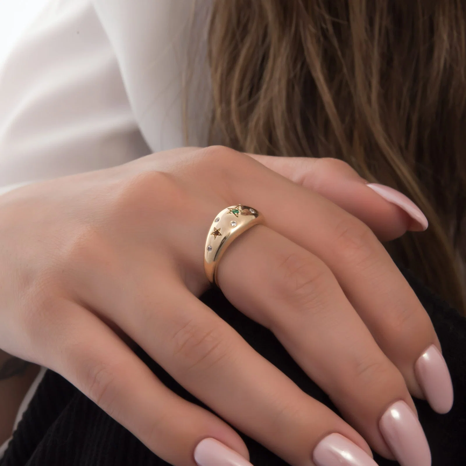 North Star Birthstones Ring — additional product image 7 from AntEva Crafts