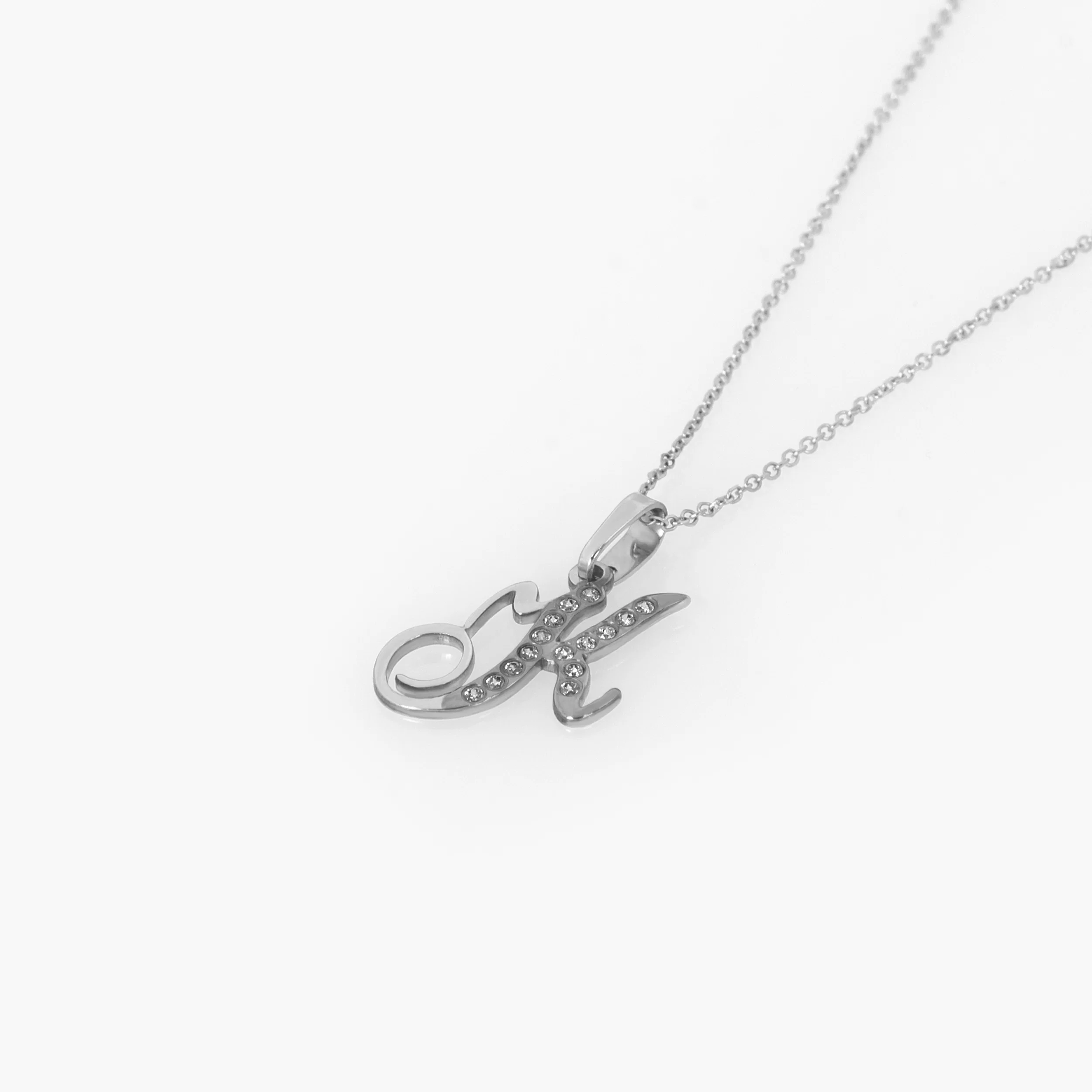 Personalized Monogram Charm Necklace — additional product image 4 from AntEva Crafts