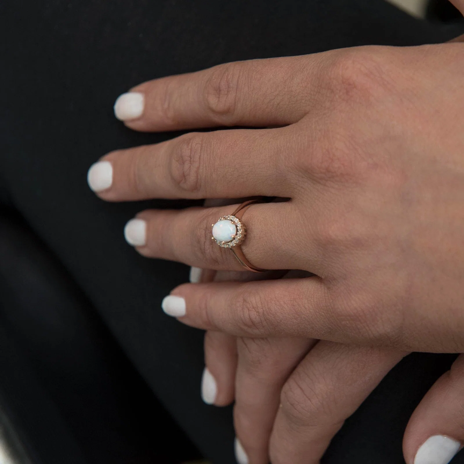 White Opal Ring — additional product image 3 from AntEva Crafts