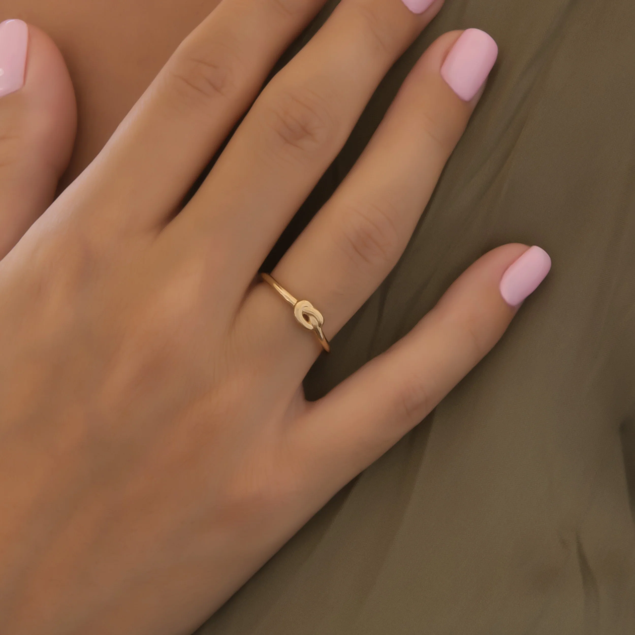 Dainty Knot Ring — additional product image 2 from AntEva Crafts